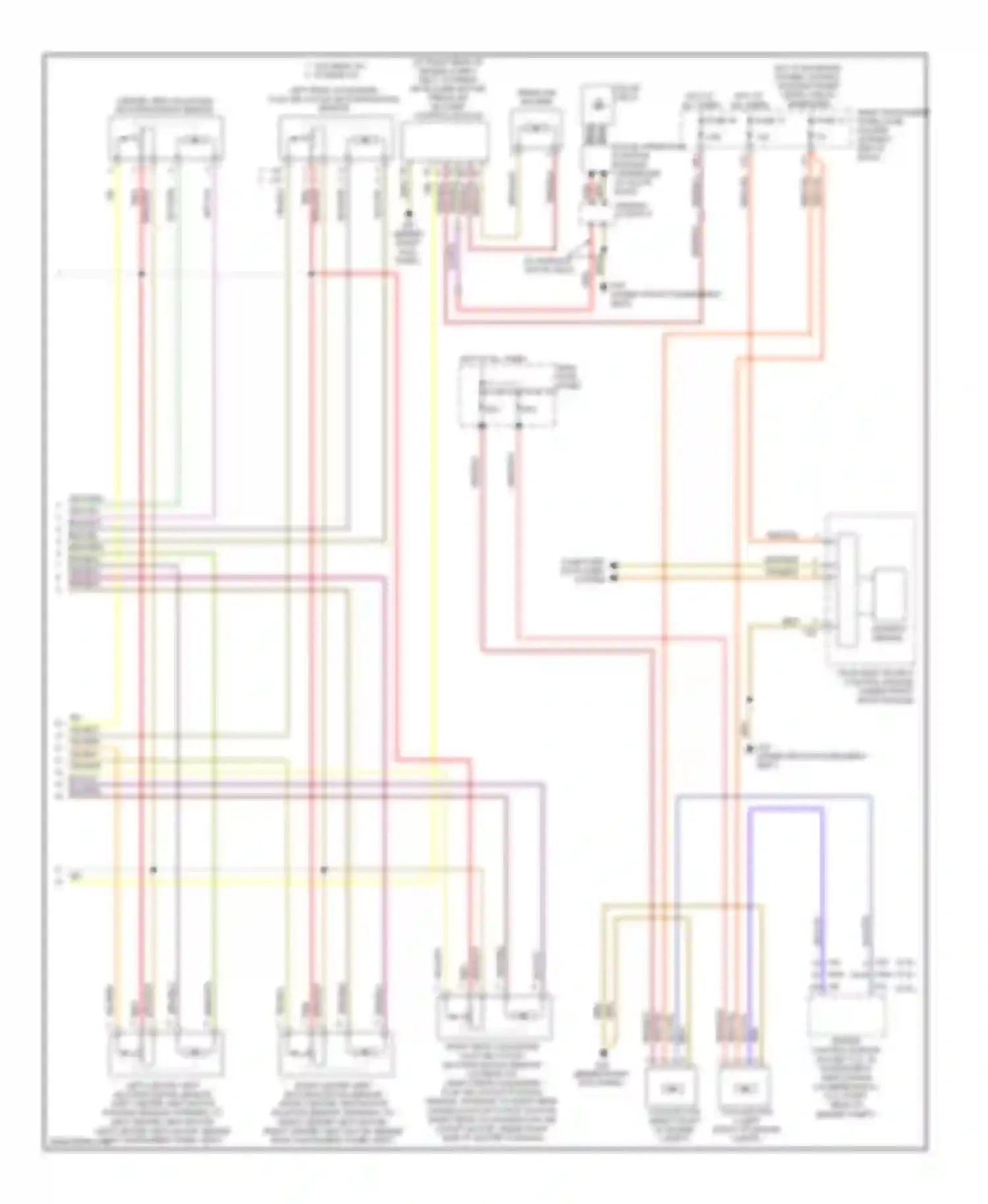 Wiring diagram yel/blk for Audi S8 D3 facelift (2007-2011) (2 of 9)