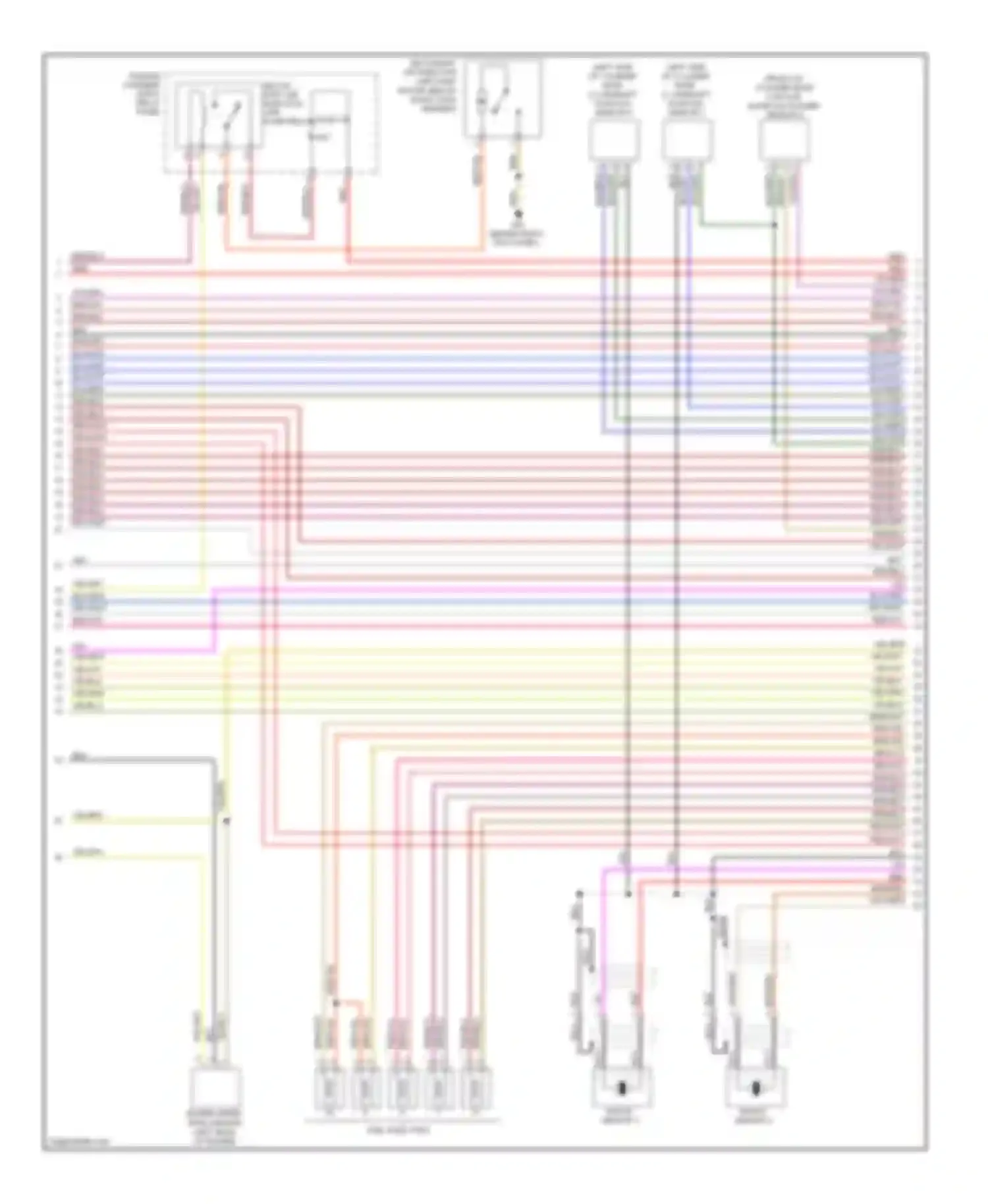 Wiring diagram yel/blk for Audi S8 D3 facelift (2007-2011) (8 of 9)