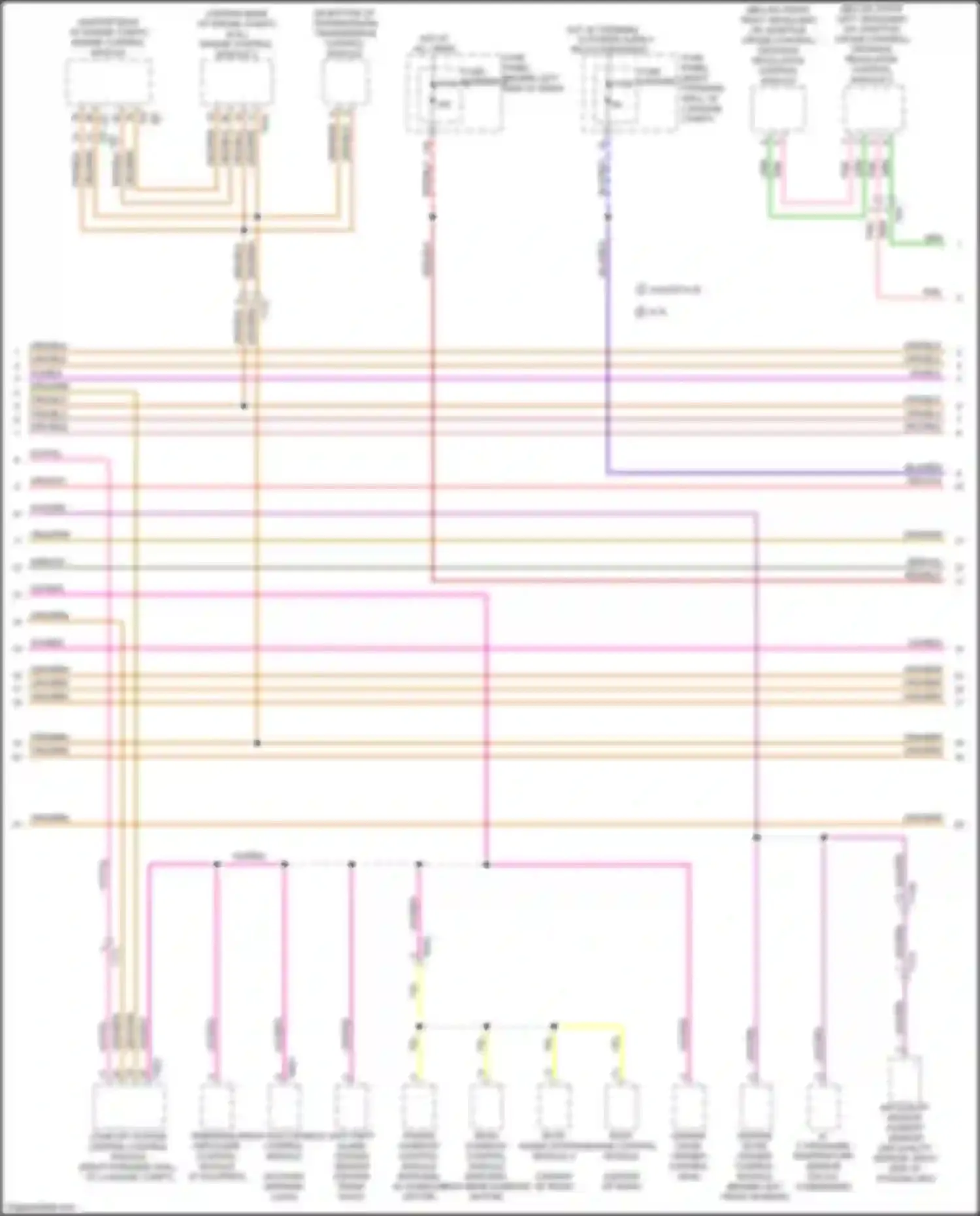 S8 Audi D4 facelift (2013-2018): Computer data lines circuit (4 of 5)
