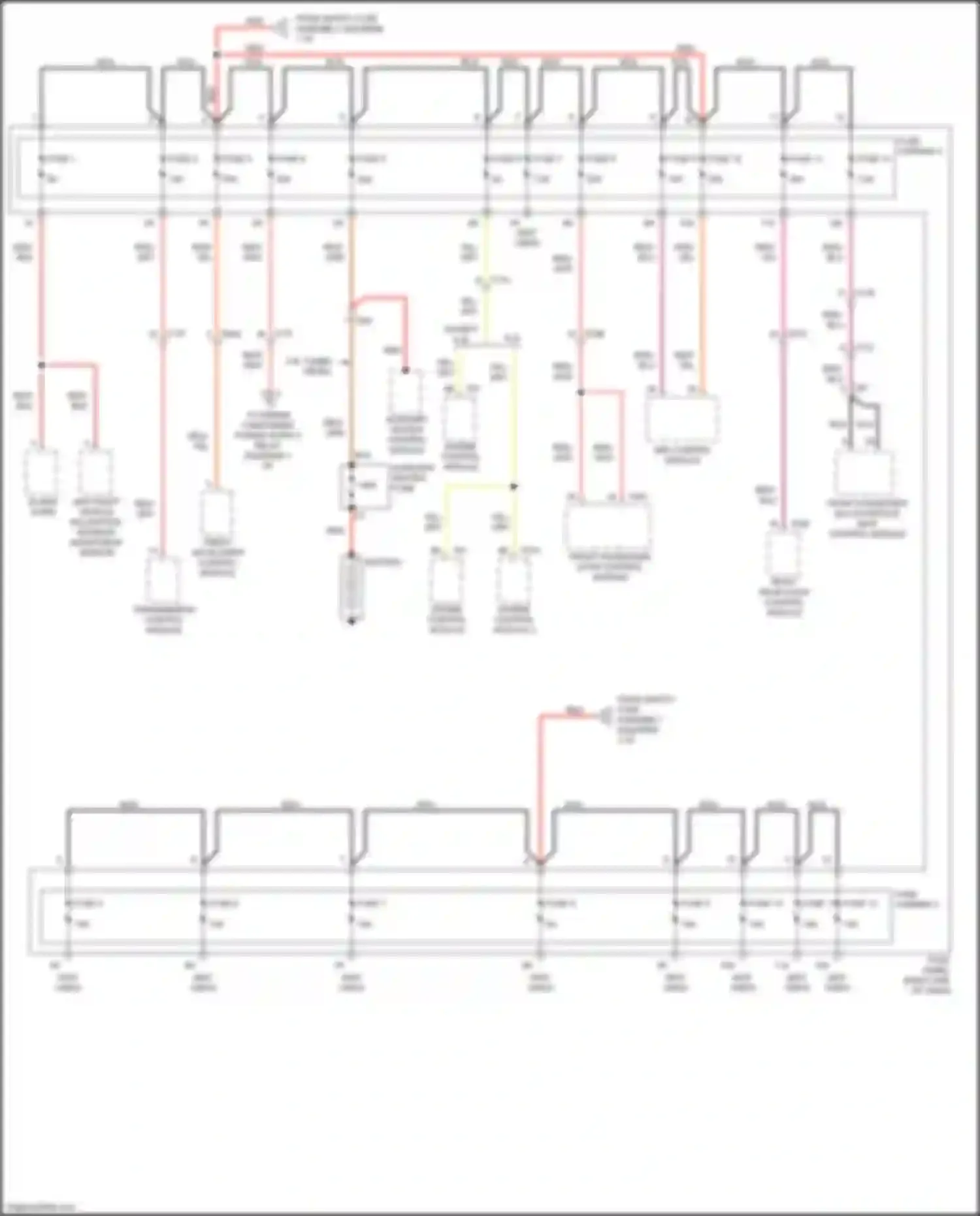 S8 Audi D4 facelift (2013-2018): Power distribution circuit (3 of 8)