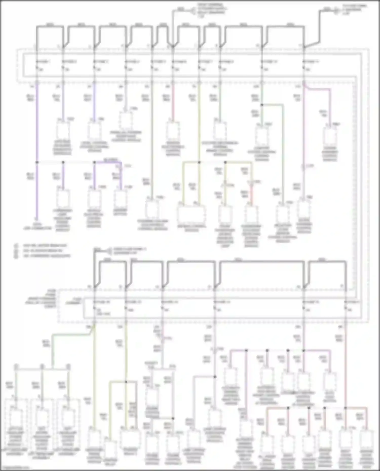 S8 Audi D4 facelift (2013-2018): Power distribution circuit (4 of 8)