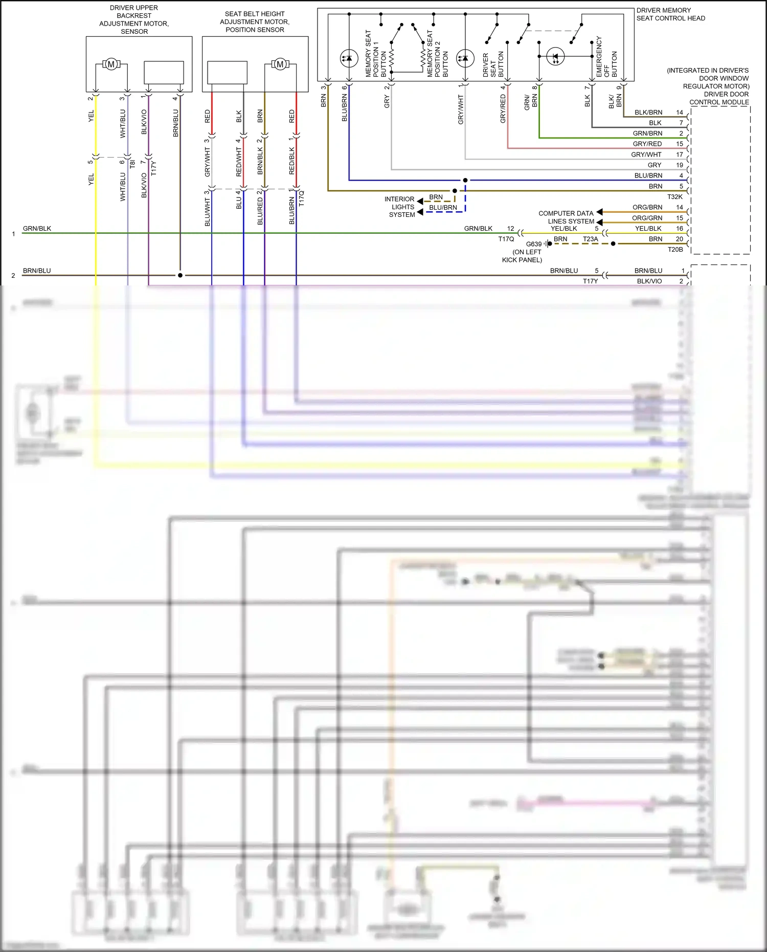 Wiring diagram blu/red for Audi S8 D4 facelift (2013-2018) (15 of 32)