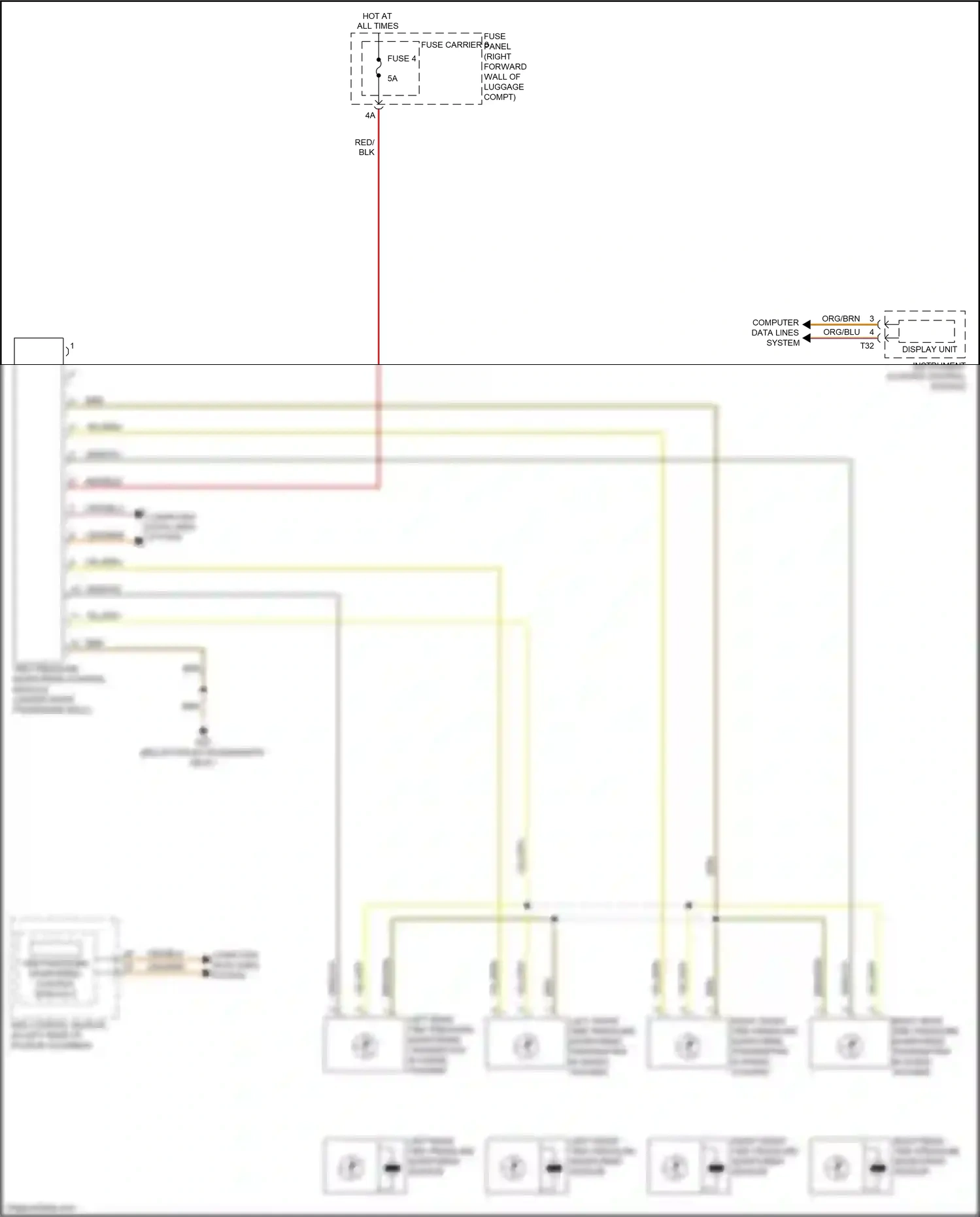 Wiring diagram brn for Audi S8 D4 facelift (2013-2018) (10 of 140)