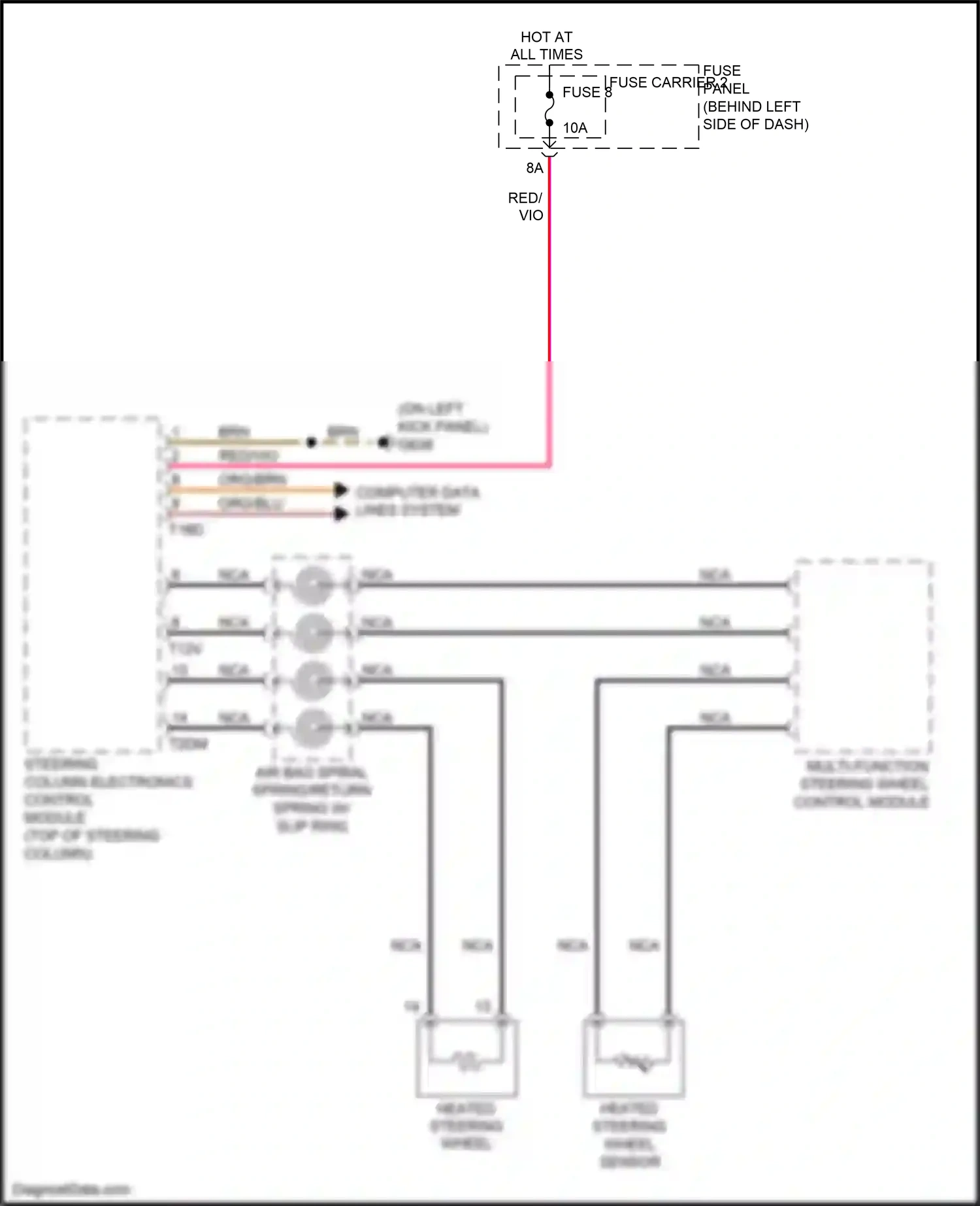 Wiring diagram brn for Audi S8 D4 facelift (2013-2018) (35 of 140)