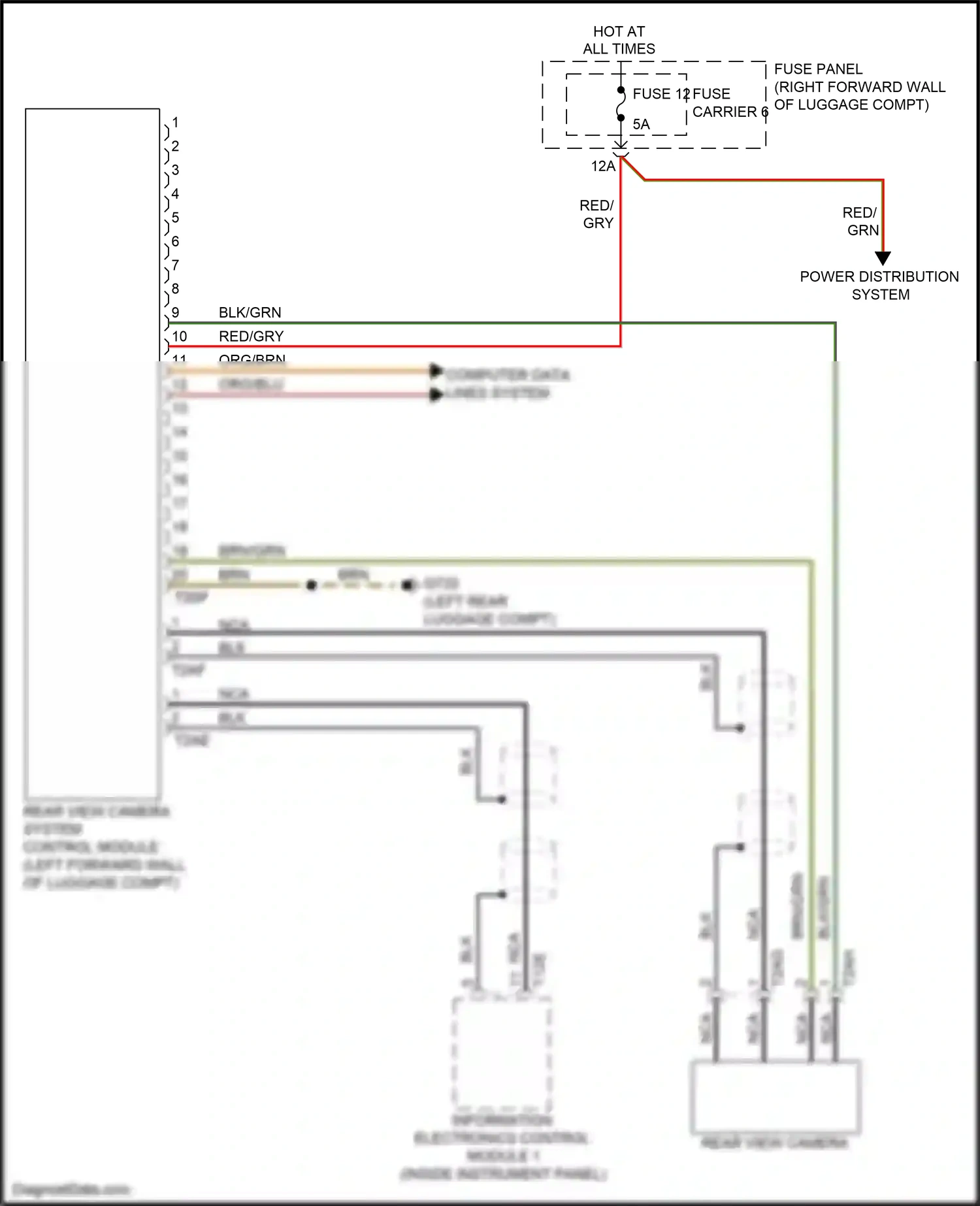 Wiring diagram brn for Audi S8 D4 facelift (2013-2018) (69 of 140)
