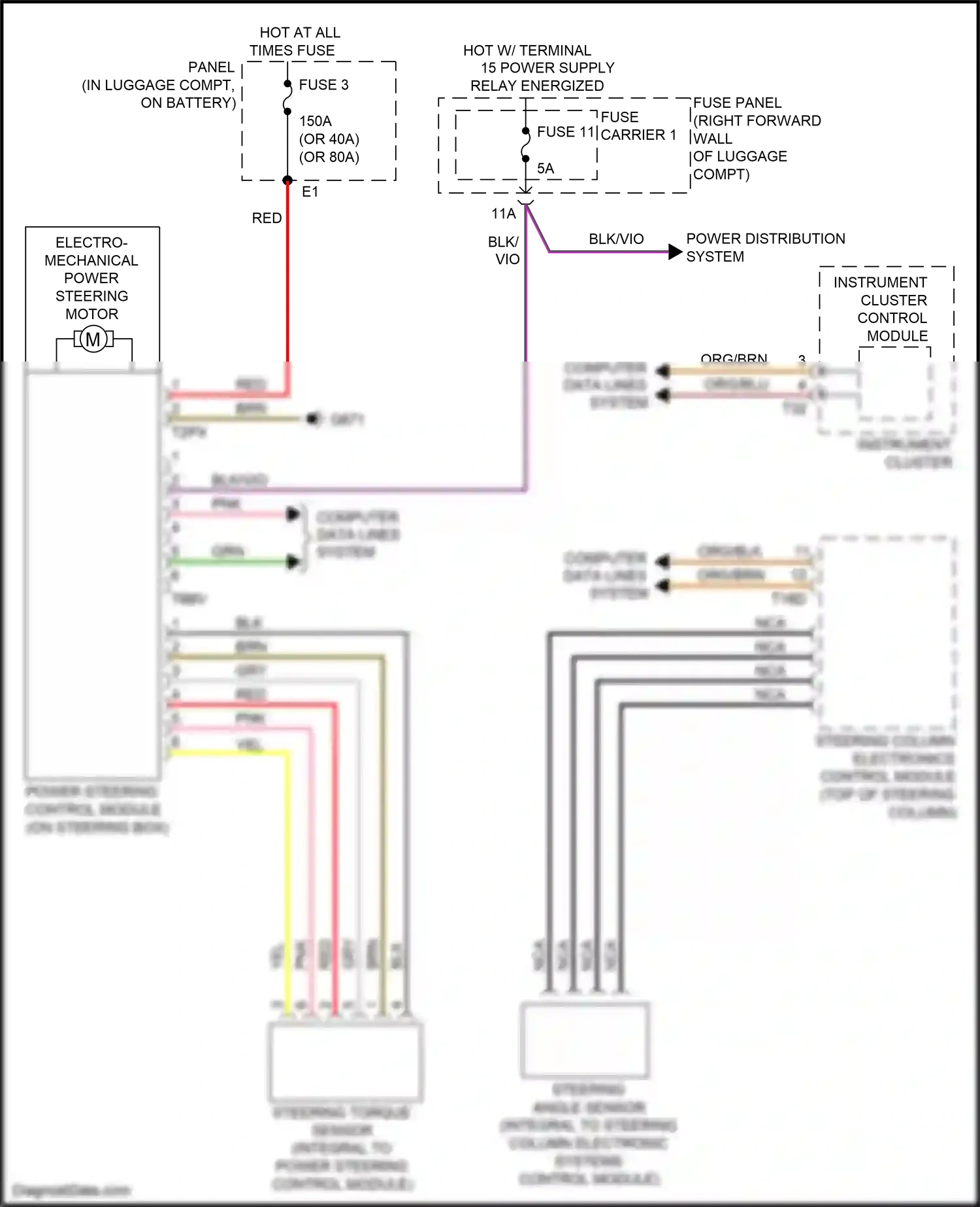Wiring diagram fuse 11 for Audi S8 D4 facelift (2013-2018) (23 of 31)