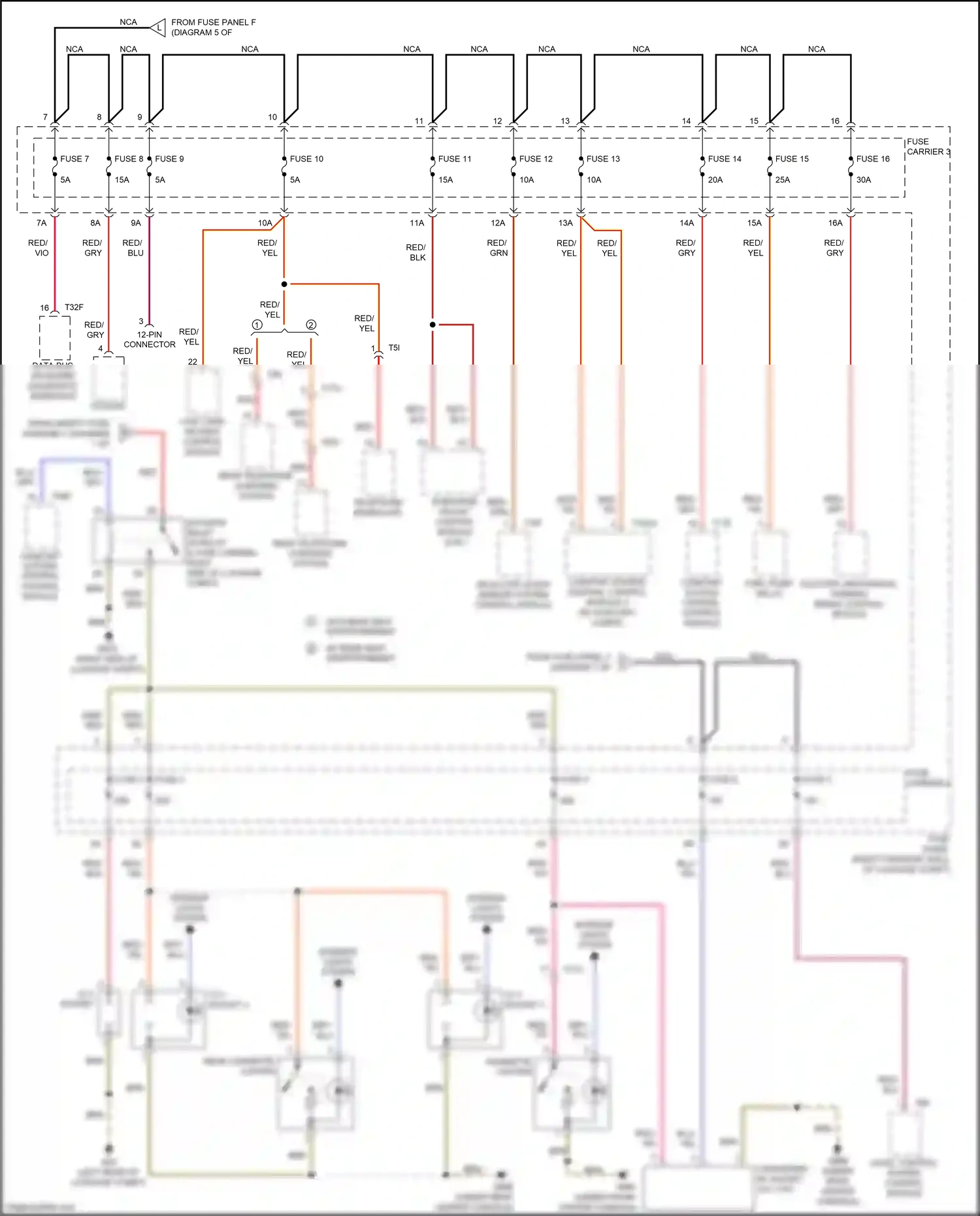 Wiring diagram fuse 2 for Audi S8 D4 facelift (2013-2018) (17 of 17)