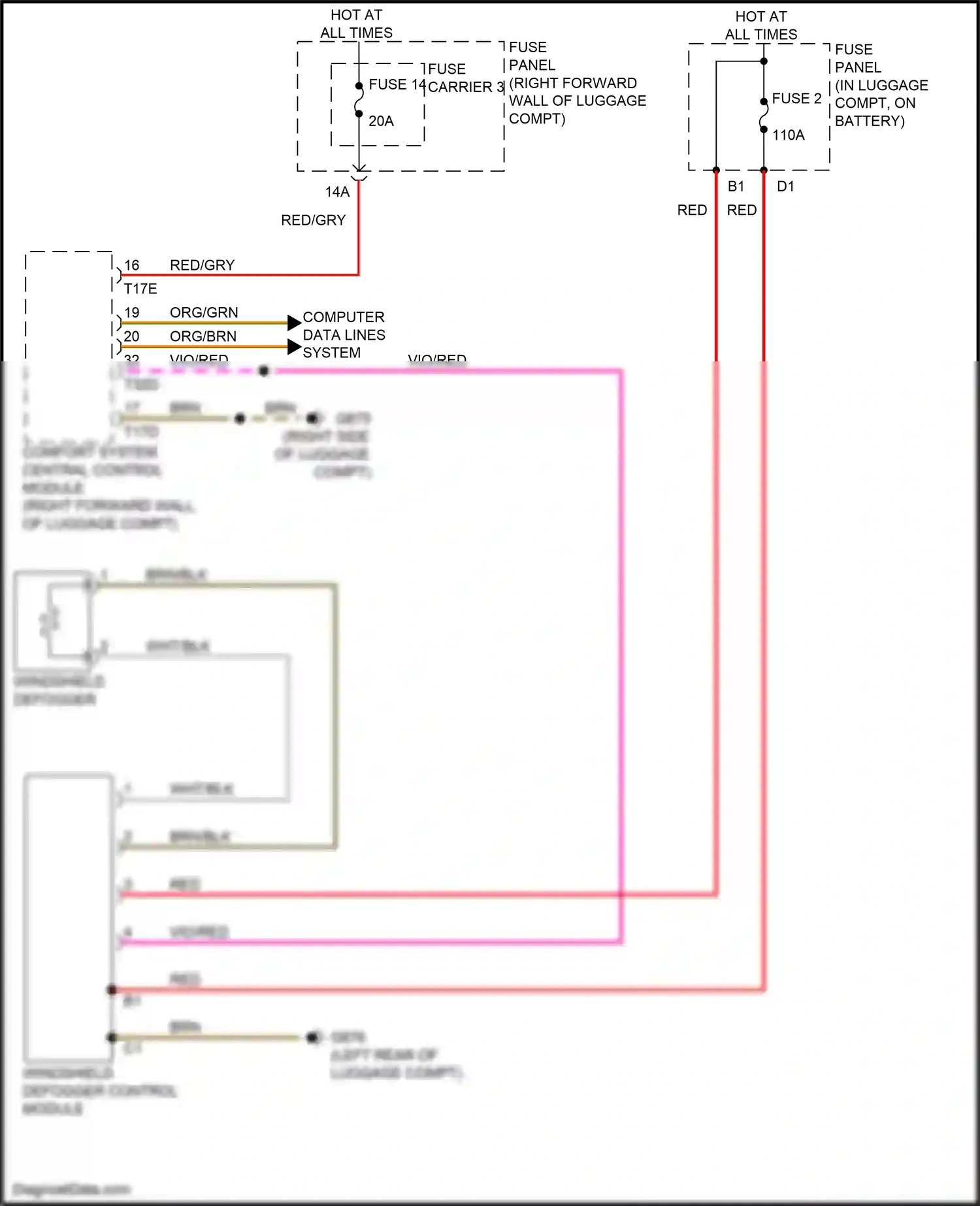 Wiring diagram fuse panel f for Audi S8 D4 facelift (2013-2018) (7 of 73)