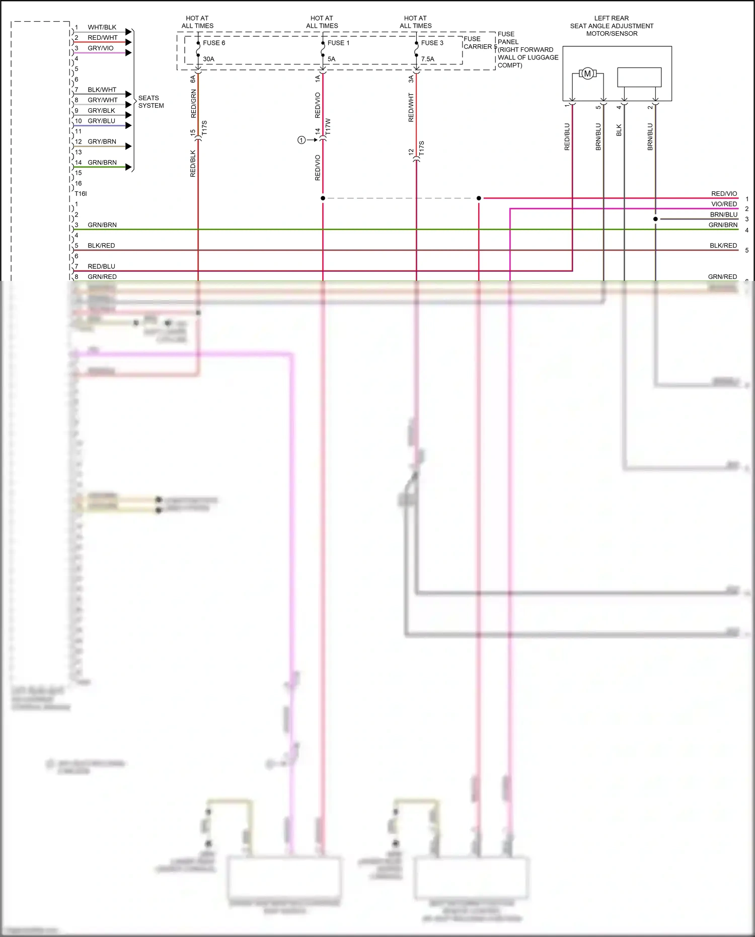 Wiring diagram fuse panel f for Audi S8 D4 facelift (2013-2018) (48 of 73)