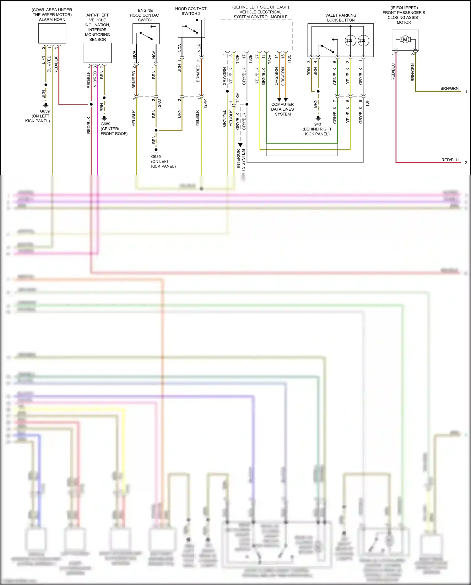 Wiring diagram grn/blk for Audi S8 D4 facelift (2013-2018) (9 of 48)