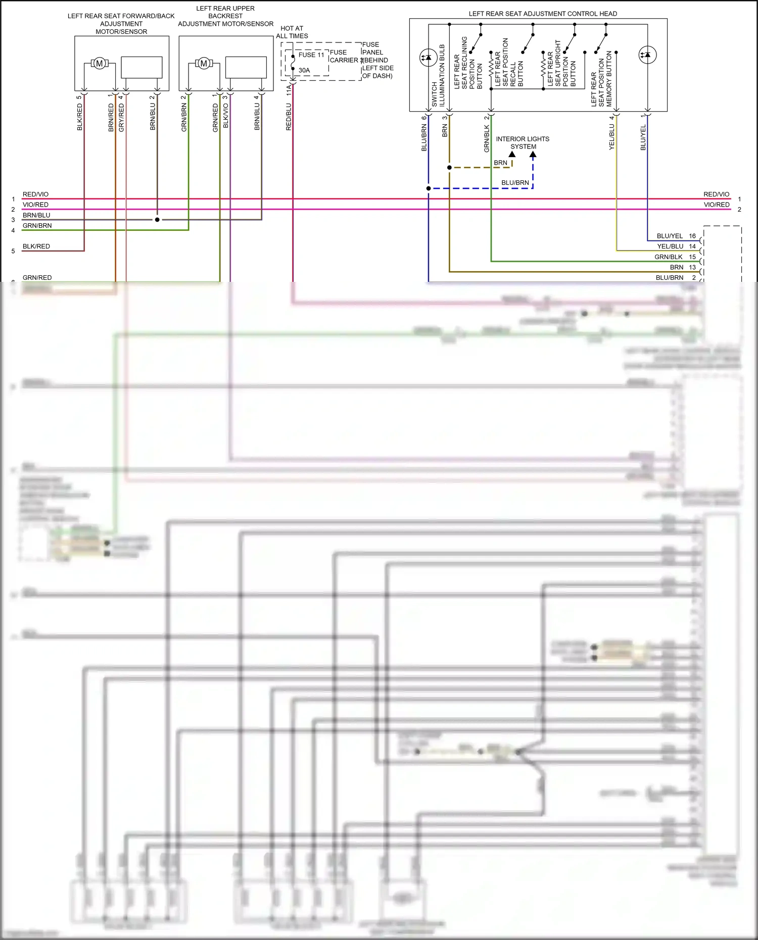 Wiring diagram gry/red for Audi S8 D4 facelift (2013-2018) (18 of 31)