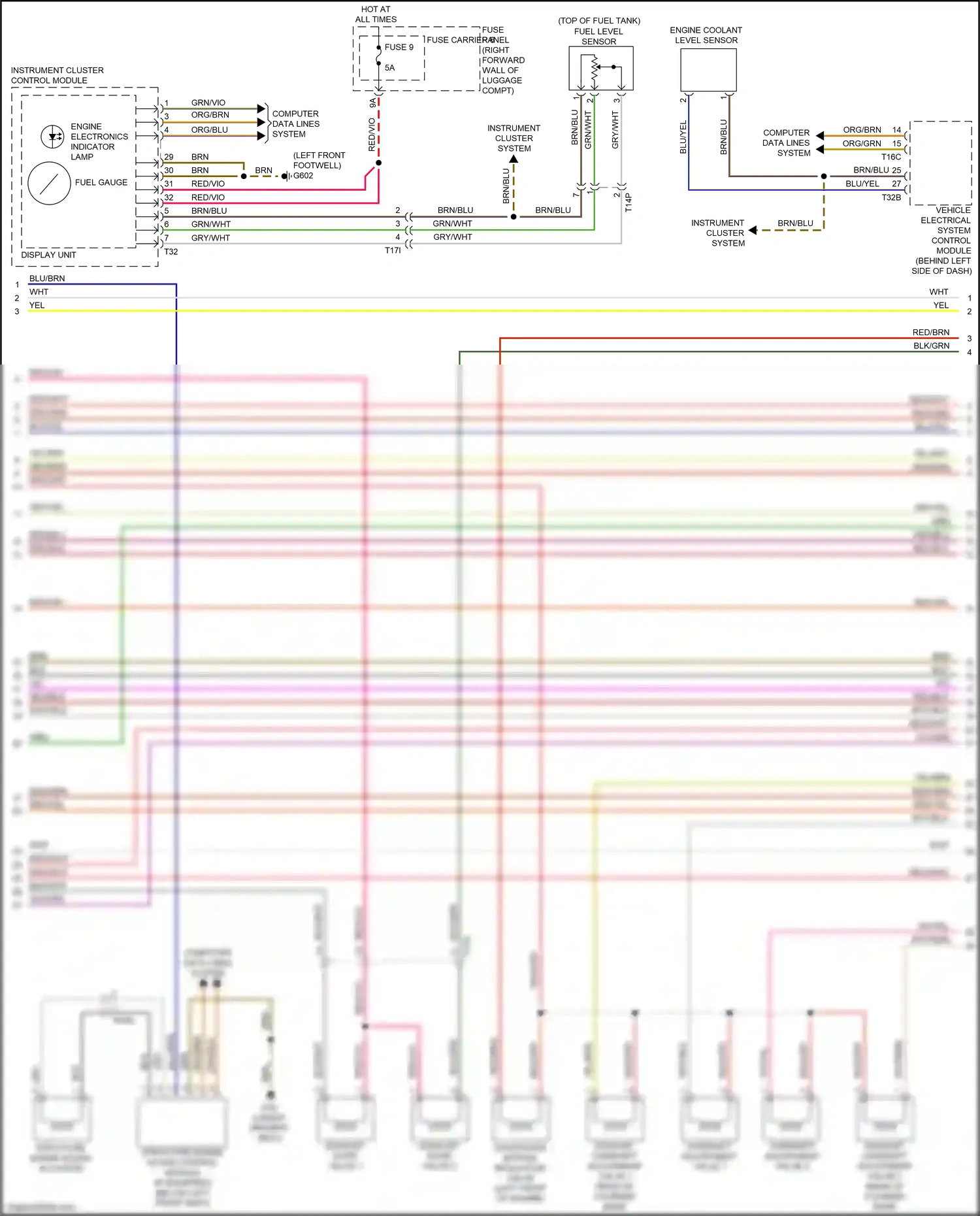 Wiring diagram org/blk for Audi S8 D4 facelift (2013-2018) (38 of 38)