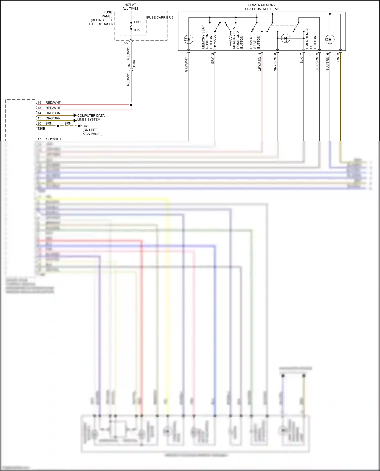 Wiring diagram org/grn for Audi S8 D4 facelift (2013-2018) (42 of 71)