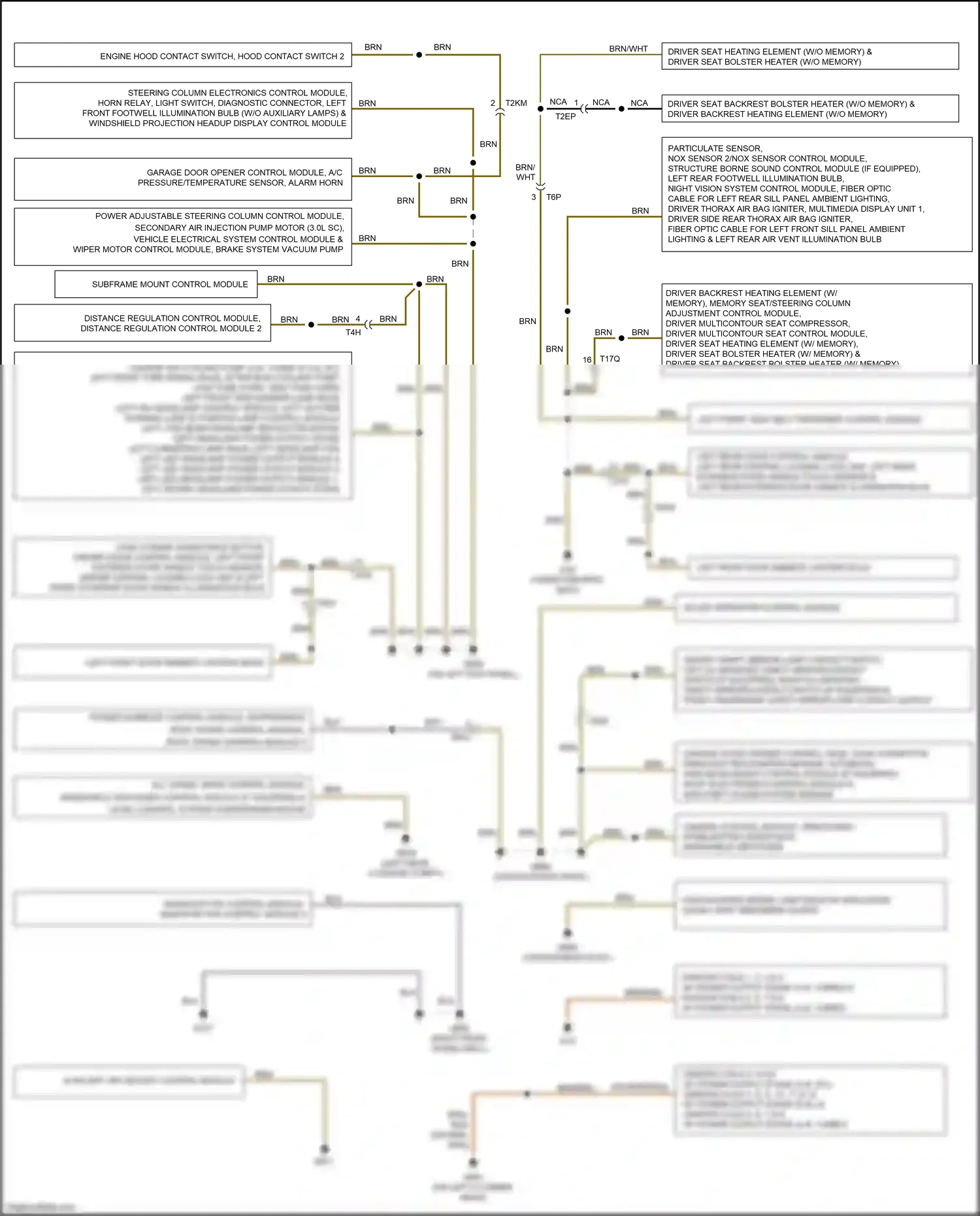 Wiring diagram red for Audi S8 D4 facelift (2013-2018) (49 of 75)