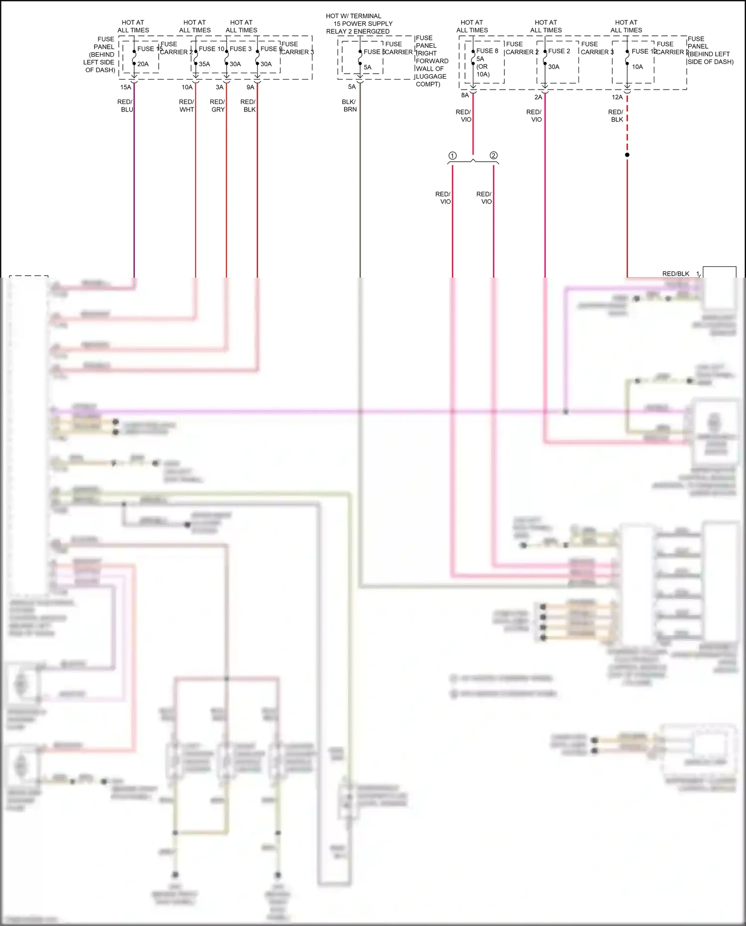 Wiring diagram red/gry for Audi S8 D4 facelift (2013-2018) (20 of 30)