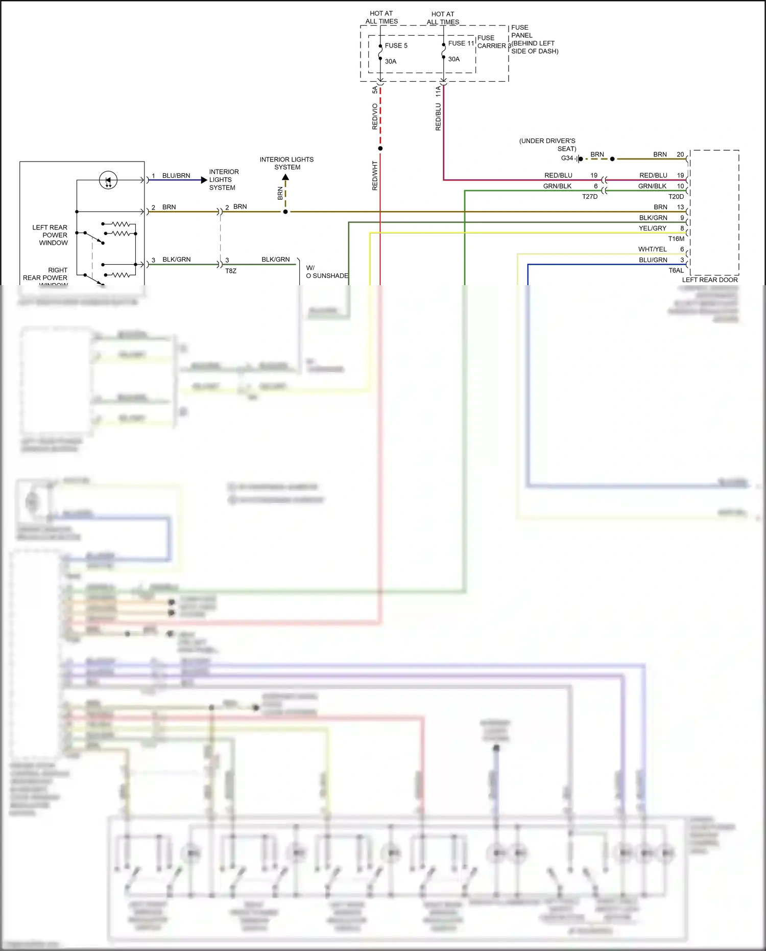 Wiring diagram red/vio for Audi S8 D4 facelift (2013-2018) (24 of 47)