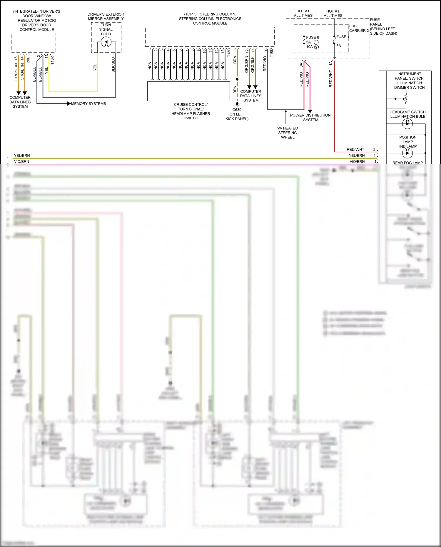 Wiring diagram red/wht for Audi S8 D4 facelift (2013-2018) (6 of 66)
