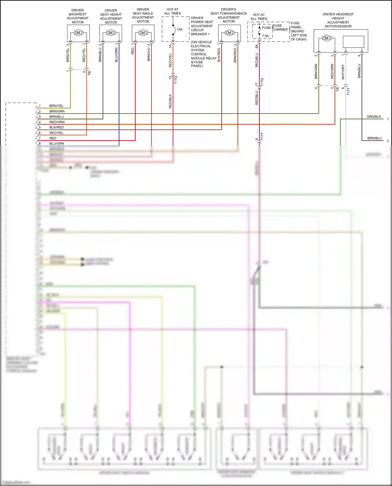 Wiring diagram red/yel for Audi S8 D4 facelift (2013-2018) (26 of 41)