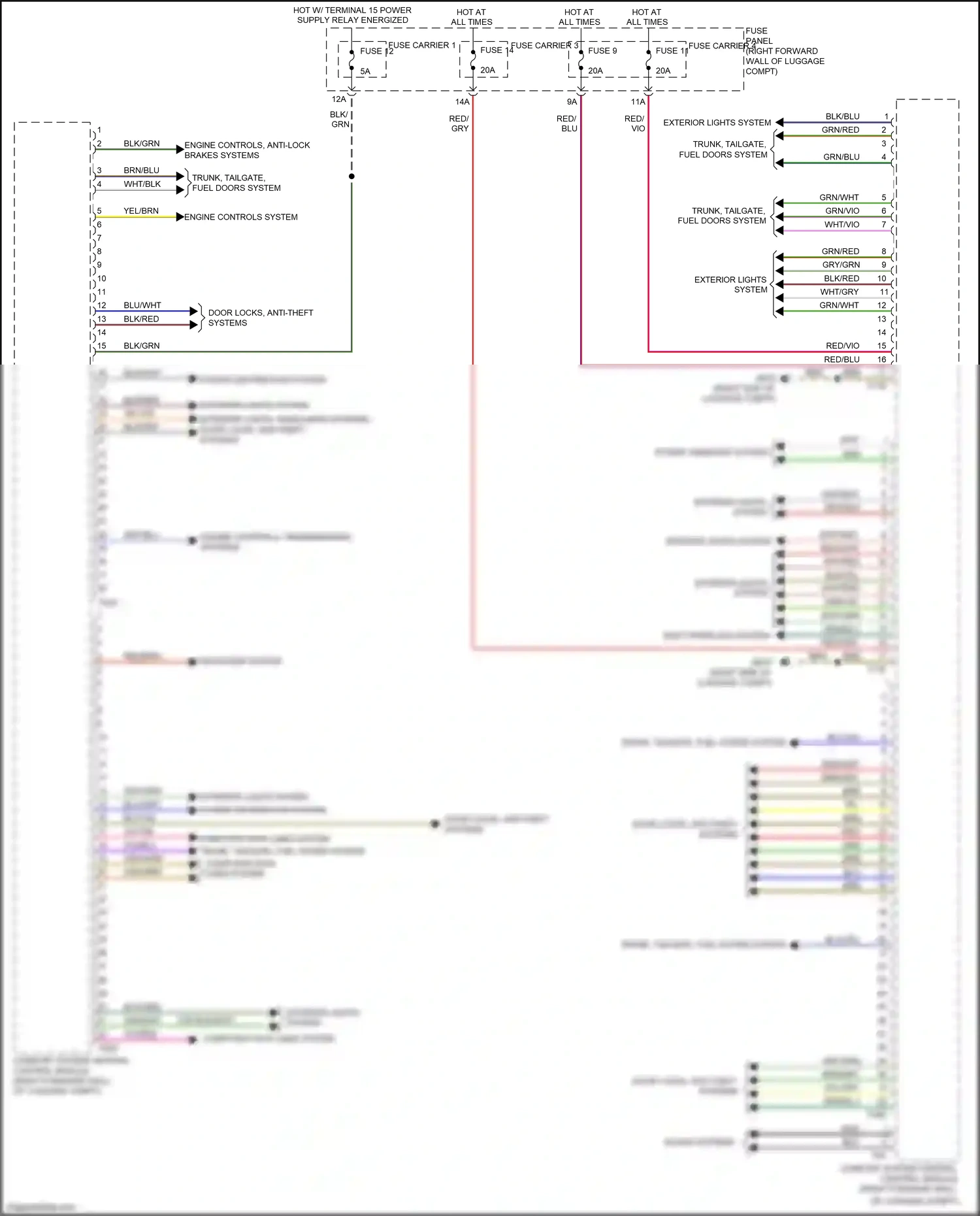 Wiring diagram vio for Audi S8 D4 facelift (2013-2018) (11 of 63)