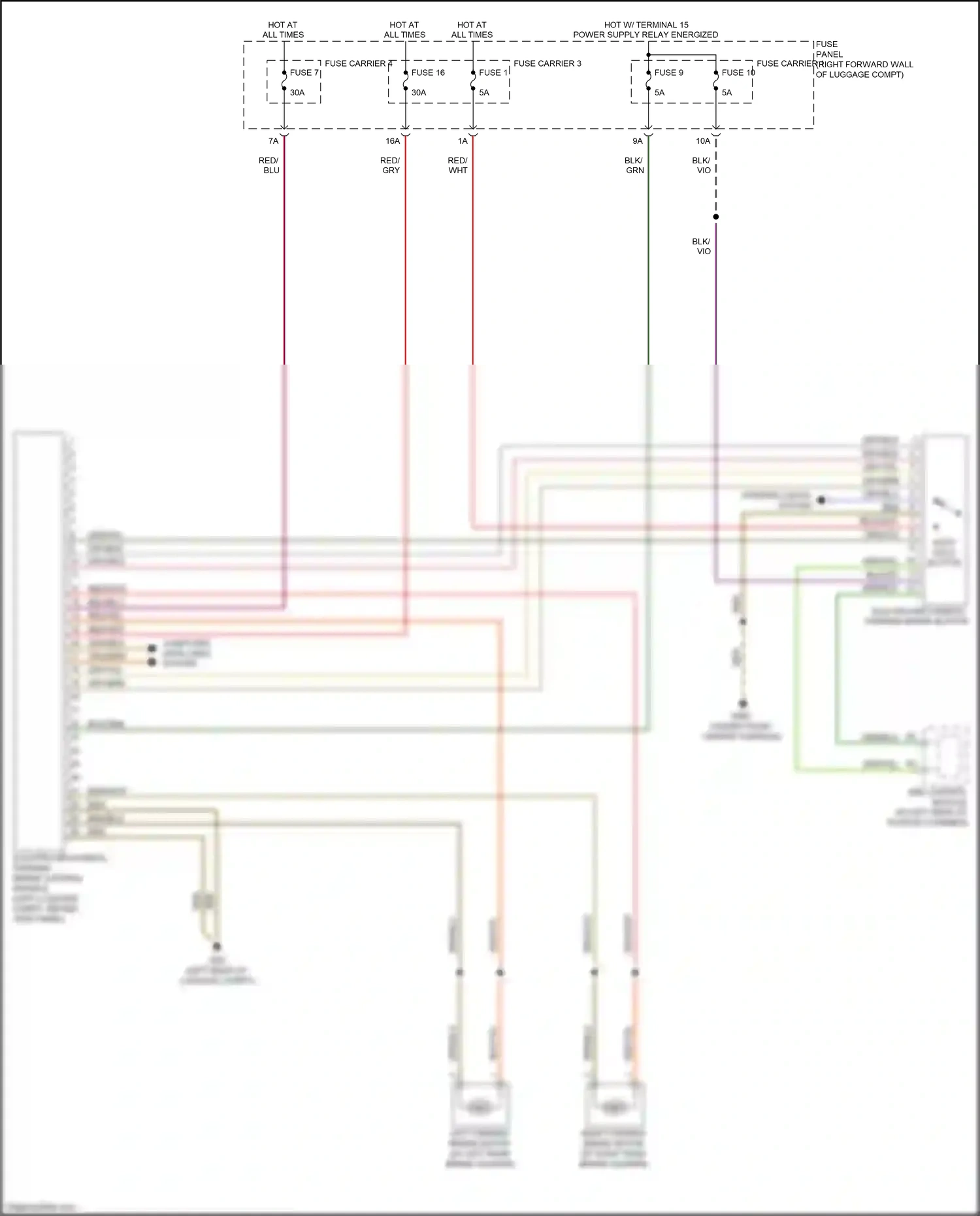 Wiring diagram vio for Audi S8 D4 facelift (2013-2018) (44 of 63)