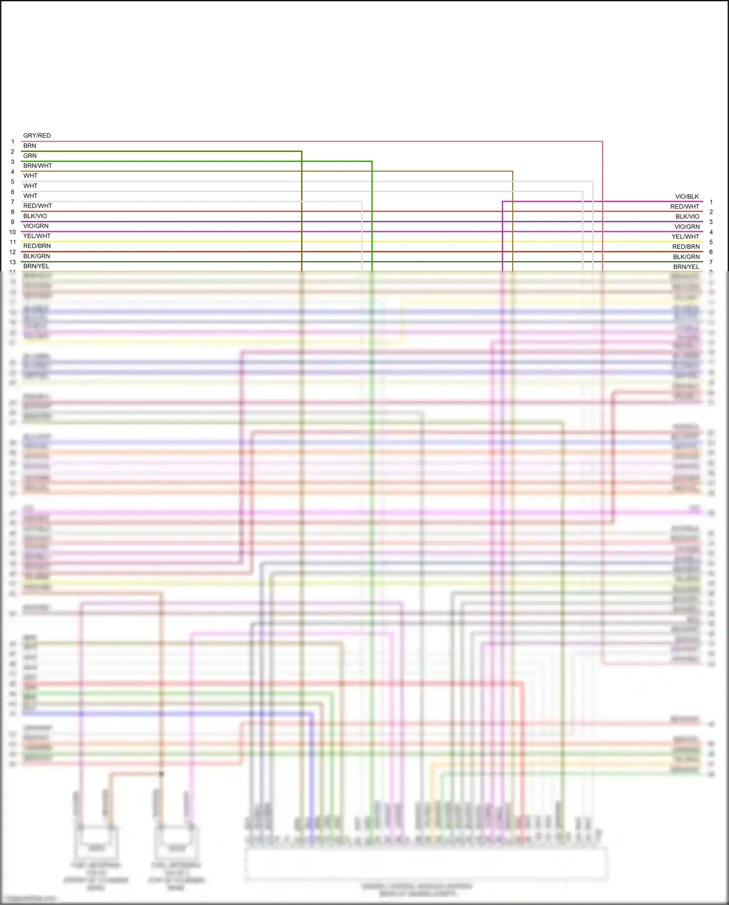 Wiring diagram vio/grn for Audi S8 D4 facelift (2013-2018) (16 of 22)