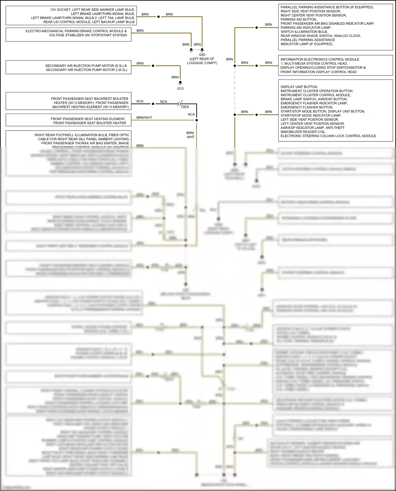Audi S8 D4 facelift (2013-2018) wht wiring diagram  (47 of 77)