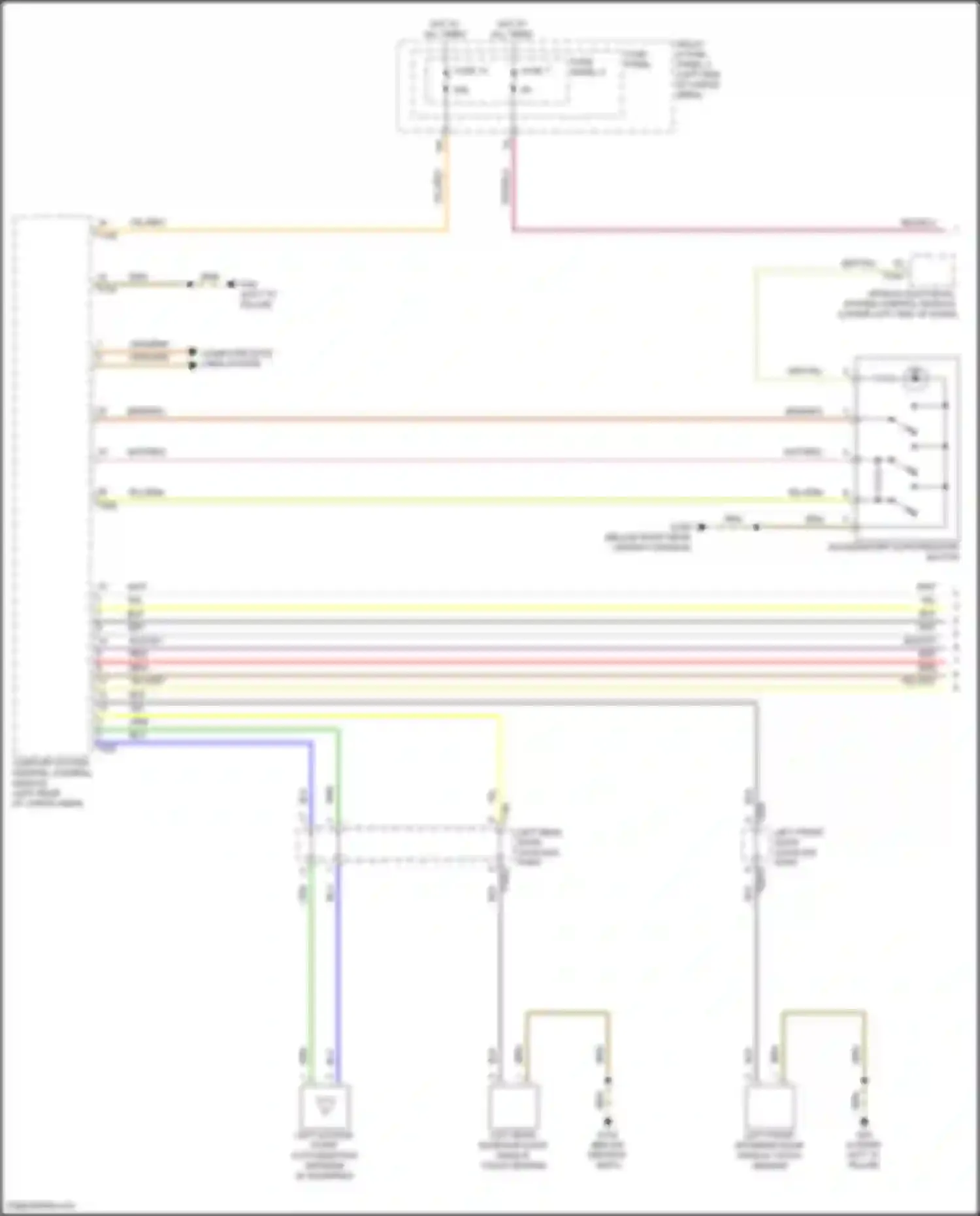 SQ5 Sportback Audi FY (2020-2024): Access/start circuit (1 of 2)