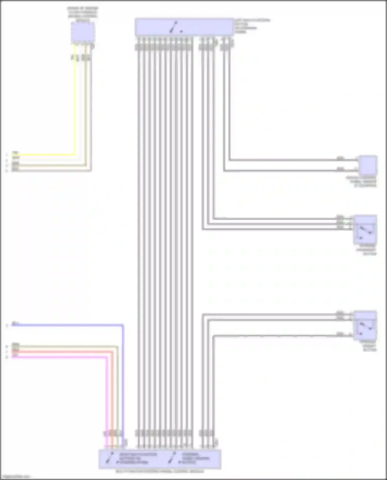 SQ5 Sportback Audi FY (2020-2024): Steering column electronic systems control module circuit (2 of 2)