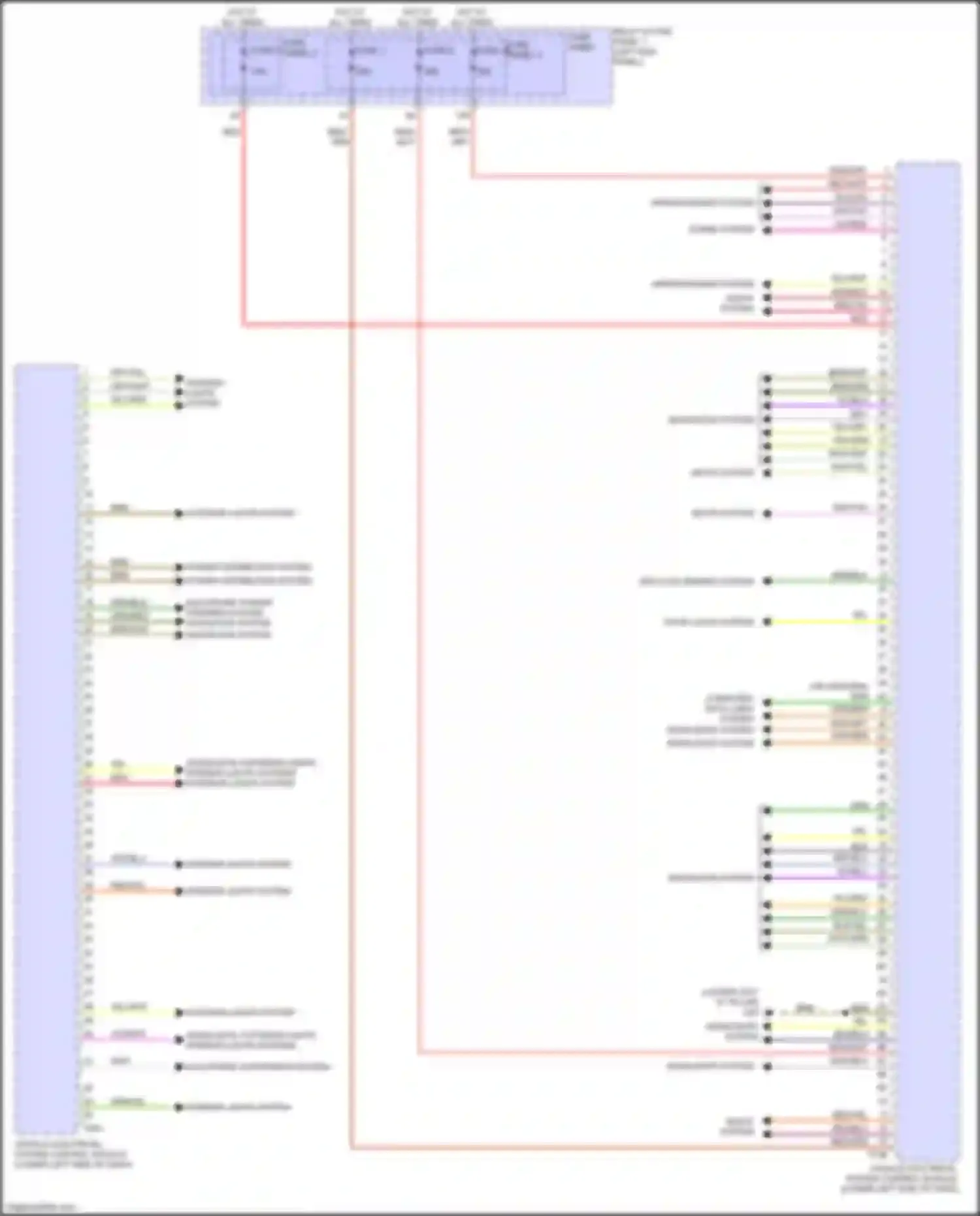 SQ5 Sportback Audi FY (2020-2024): Vehicle electrical system control module circuit (2 of 2)