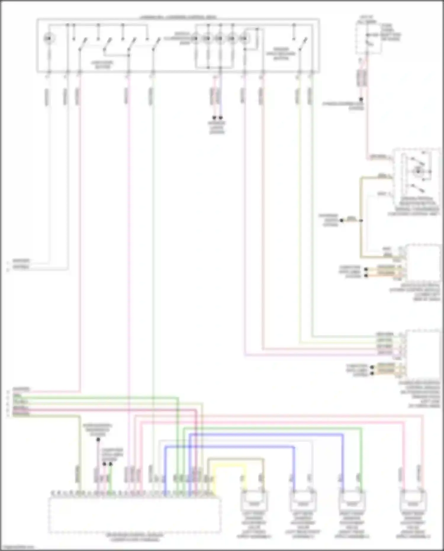SQ5 Sportback Audi FY (2020-2024): Electronic suspension circuit (2 of 2)