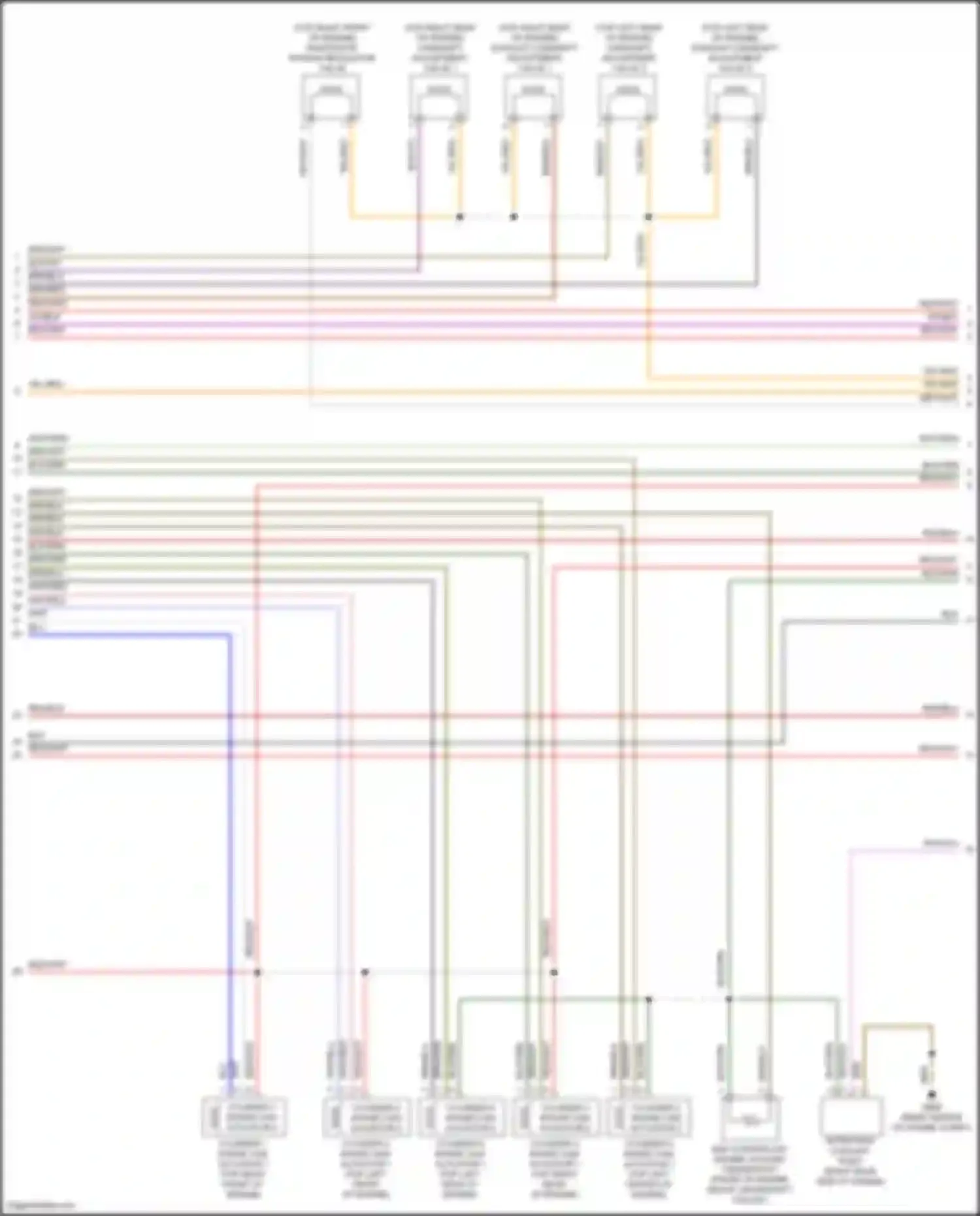 SQ5 Sportback Audi FY (2020-2024): Wiring diagram engine performance 3.0l turbo (5 of 10)