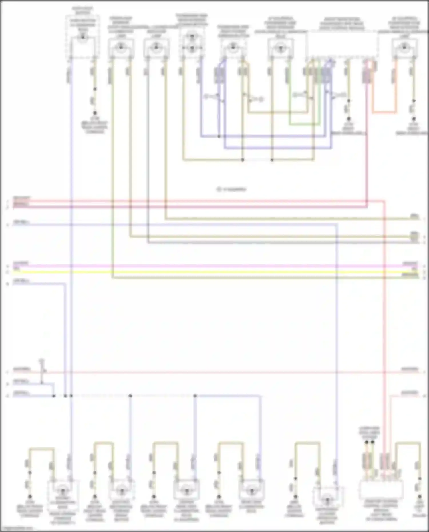 SQ5 Sportback Audi FY (2020-2024): Instrument illumination circuit (2 of 4)