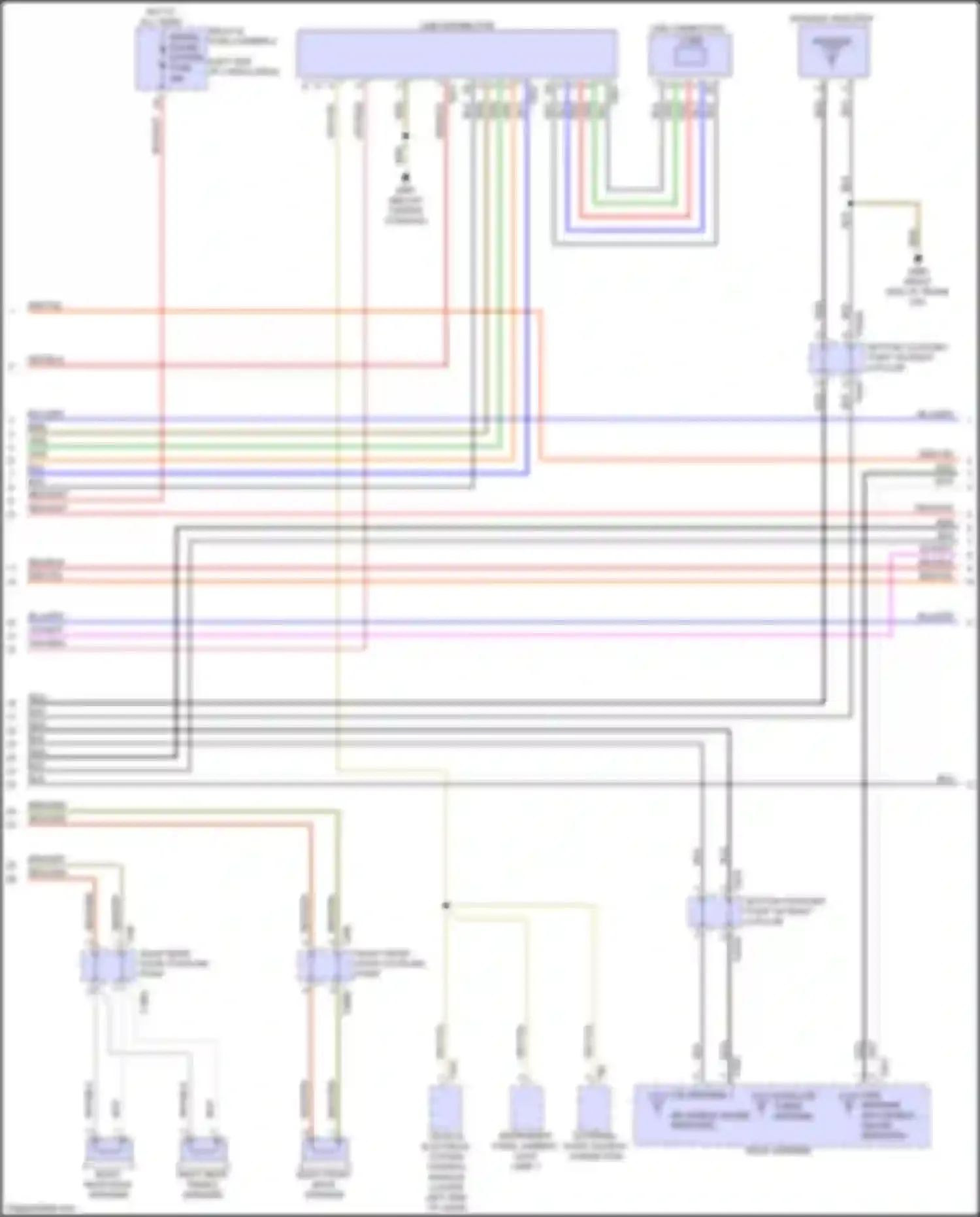 SQ5 Sportback Audi FY (2020-2024): Navigation circuit, w/ amplifier (3 of 5)