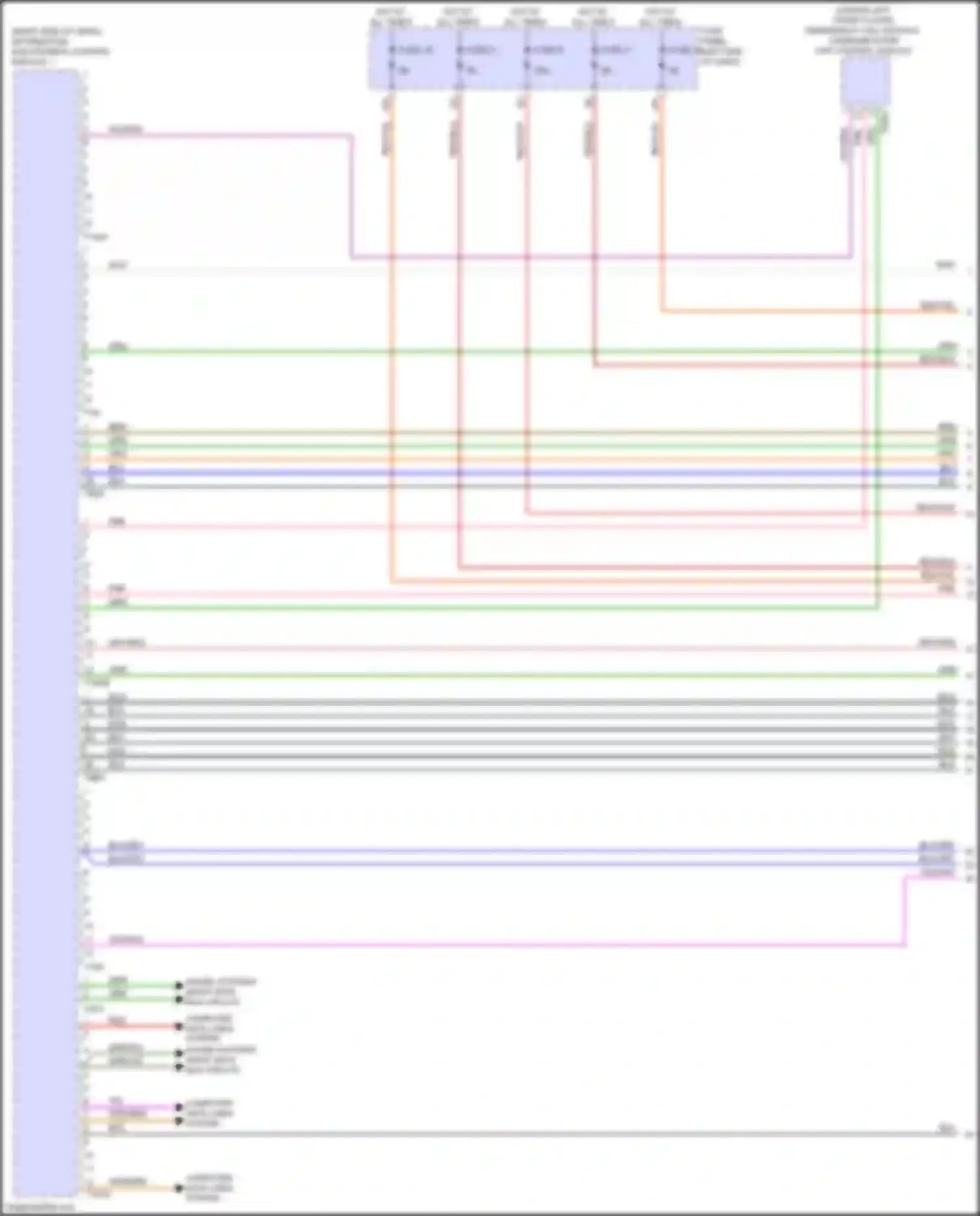 SQ5 Sportback Audi FY (2020-2024): Navigation circuit, w/o amplifier (1 of 4)