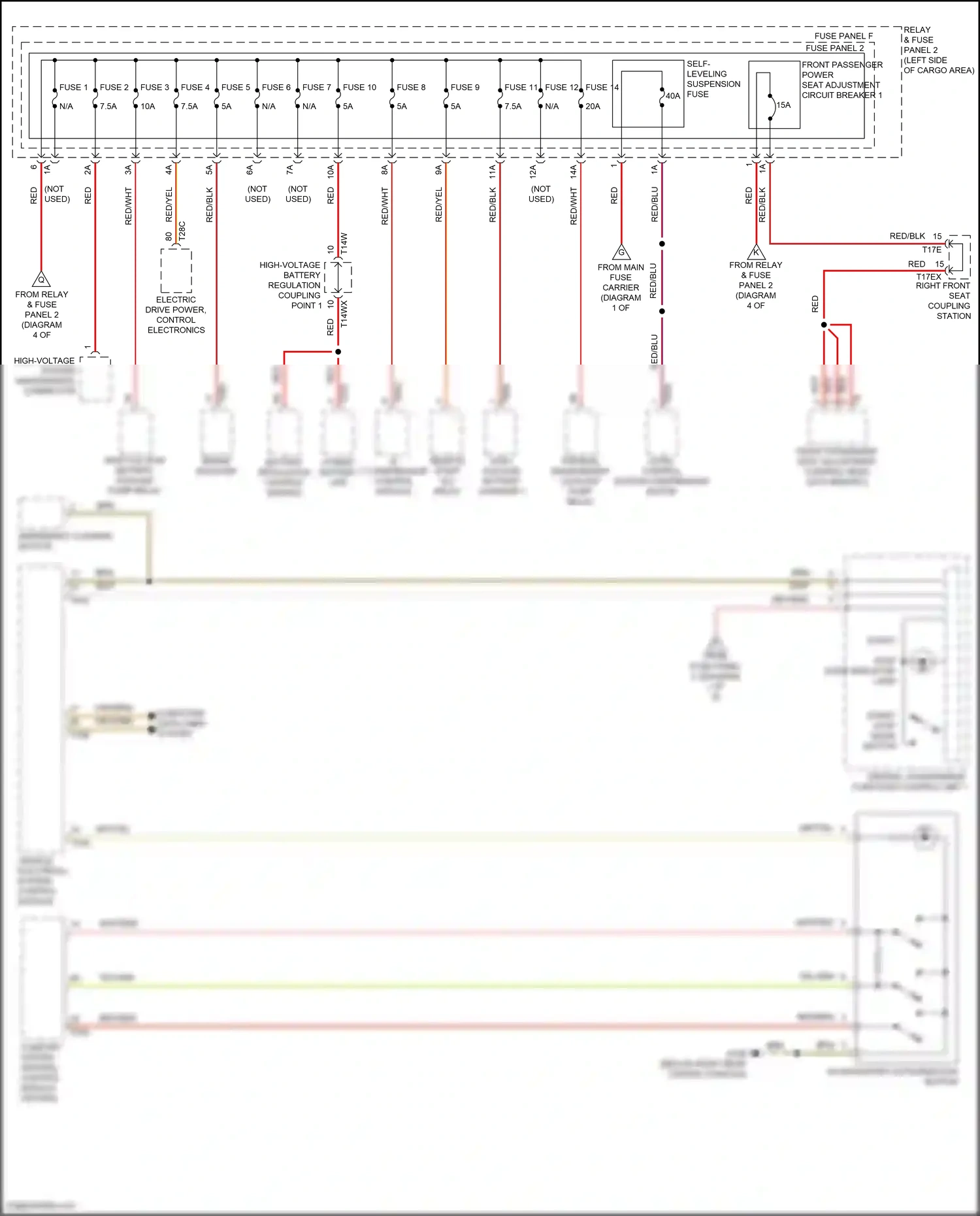 Audi SQ5 II facelift (2020-2024) computer data lines system wiring diagram  (7 of 115)