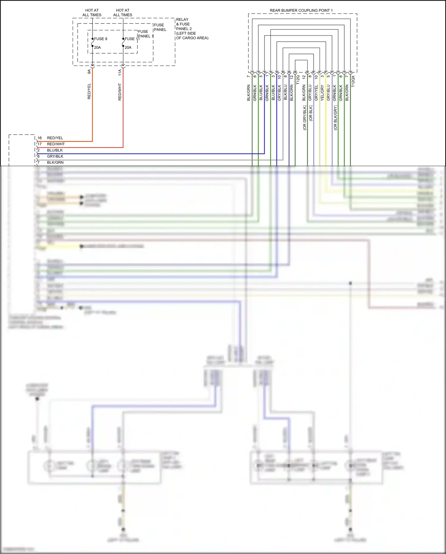 Audi SQ5 II facelift (2020-2024) computer data lines system wiring diagram  (36 of 115)