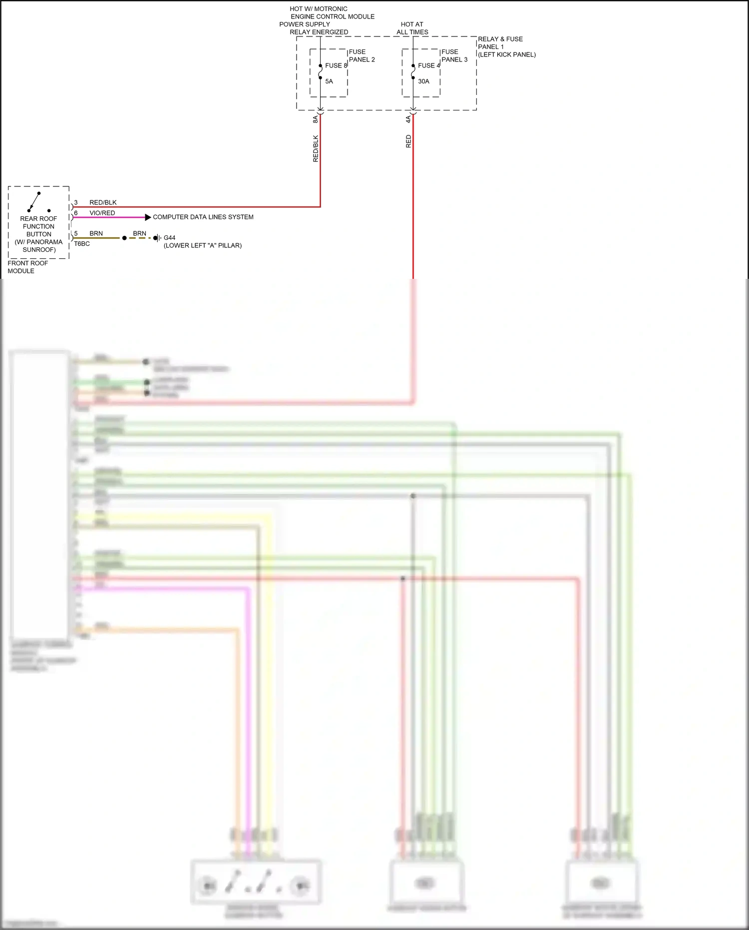 Audi SQ5 II facelift (2020-2024) computer data lines system wiring diagram  (60 of 115)