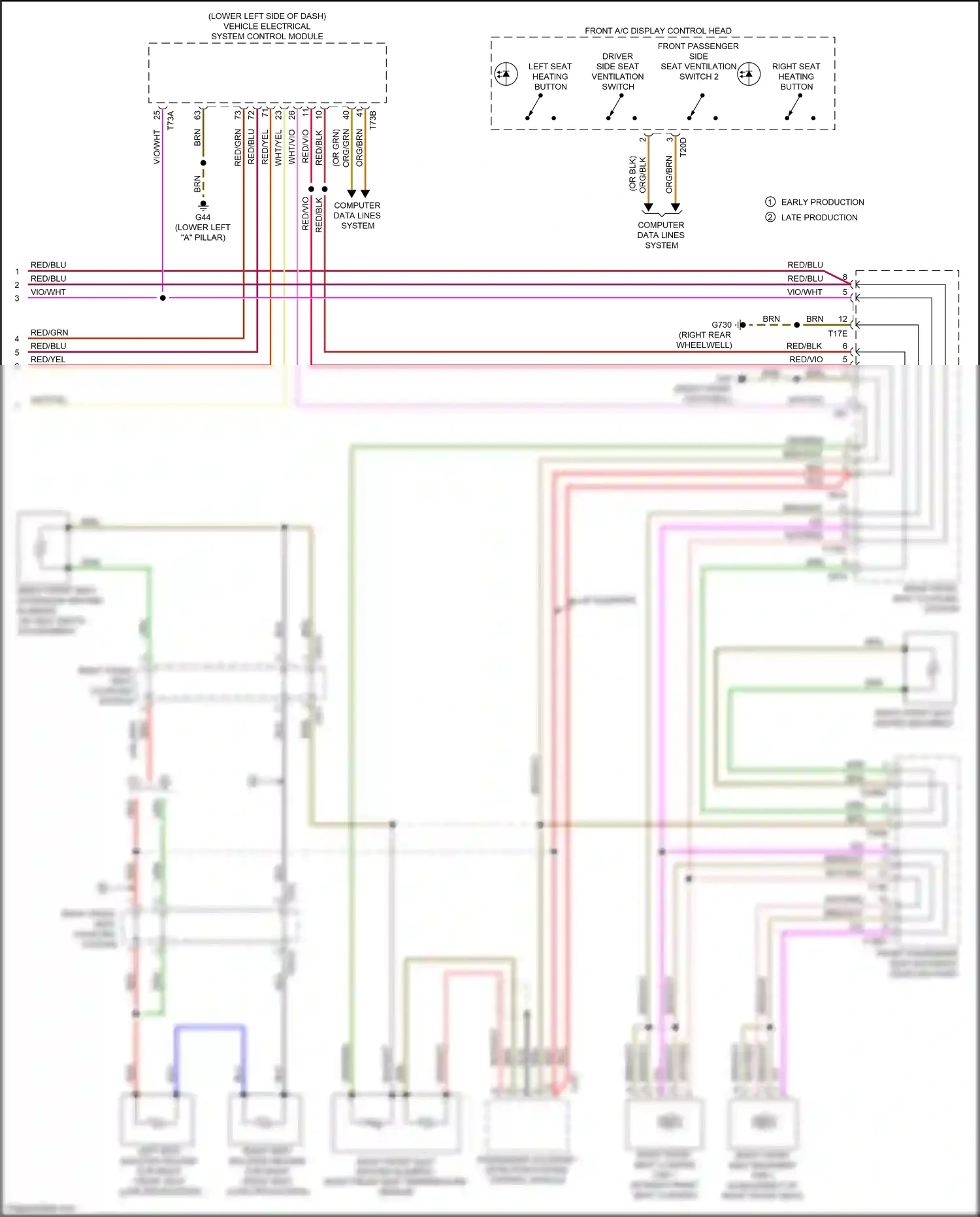 Audi SQ5 II facelift (2020-2024) computer data lines system wiring diagram  (57 of 115)