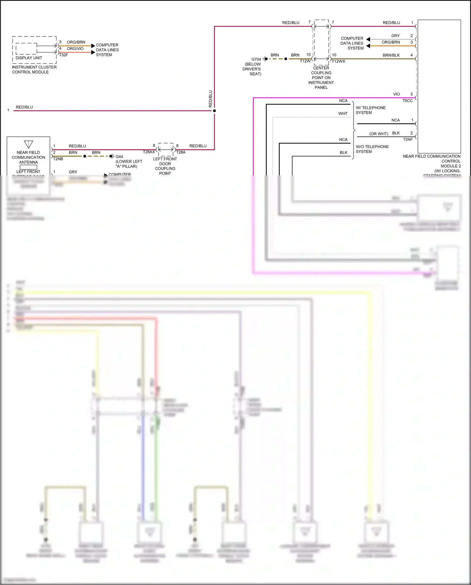 Audi SQ5 II facelift (2020-2024) computer data lines system wiring diagram  (62 of 115)