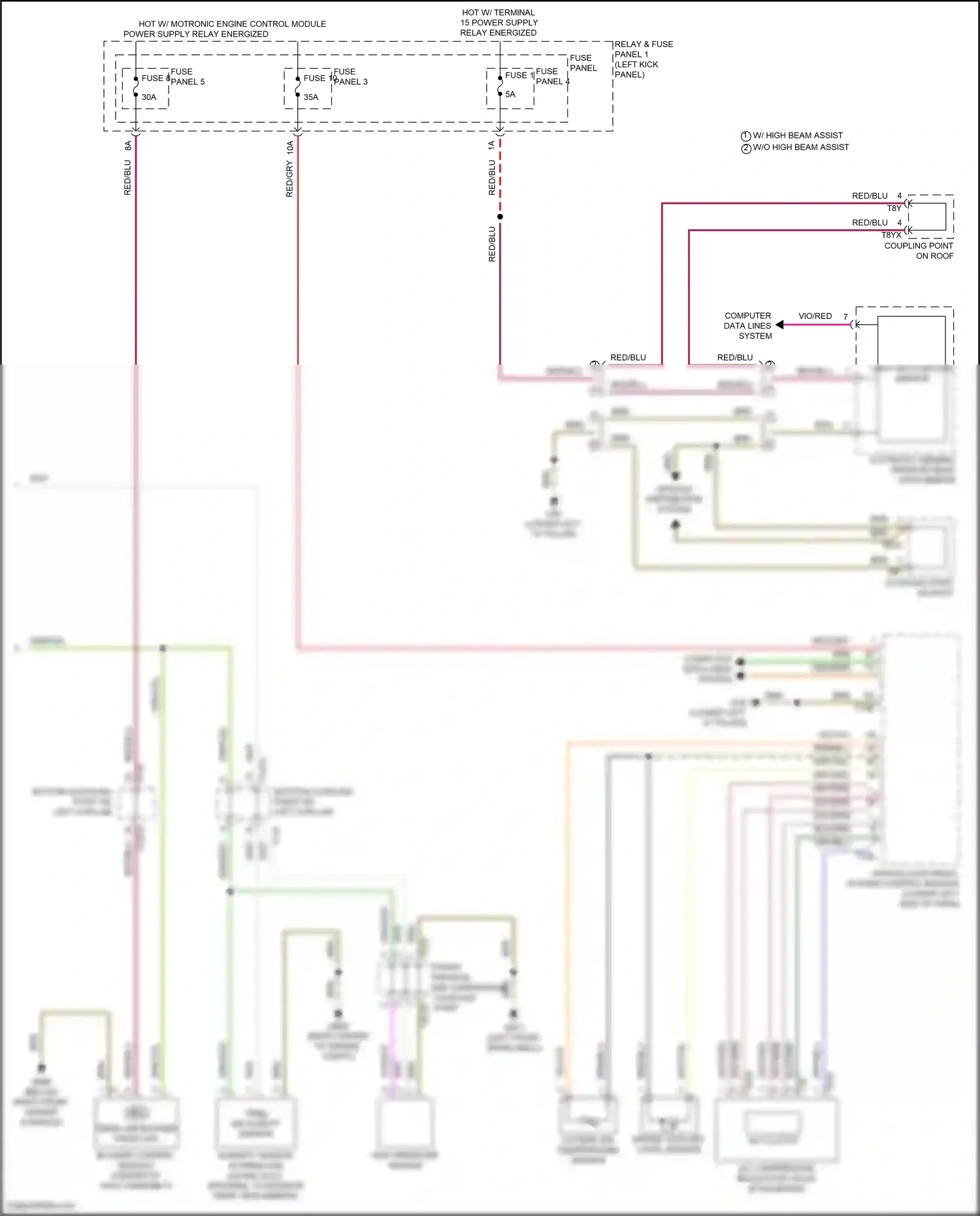 Audi SQ5 II facelift (2020-2024) computer data lines system wiring diagram  (72 of 115)