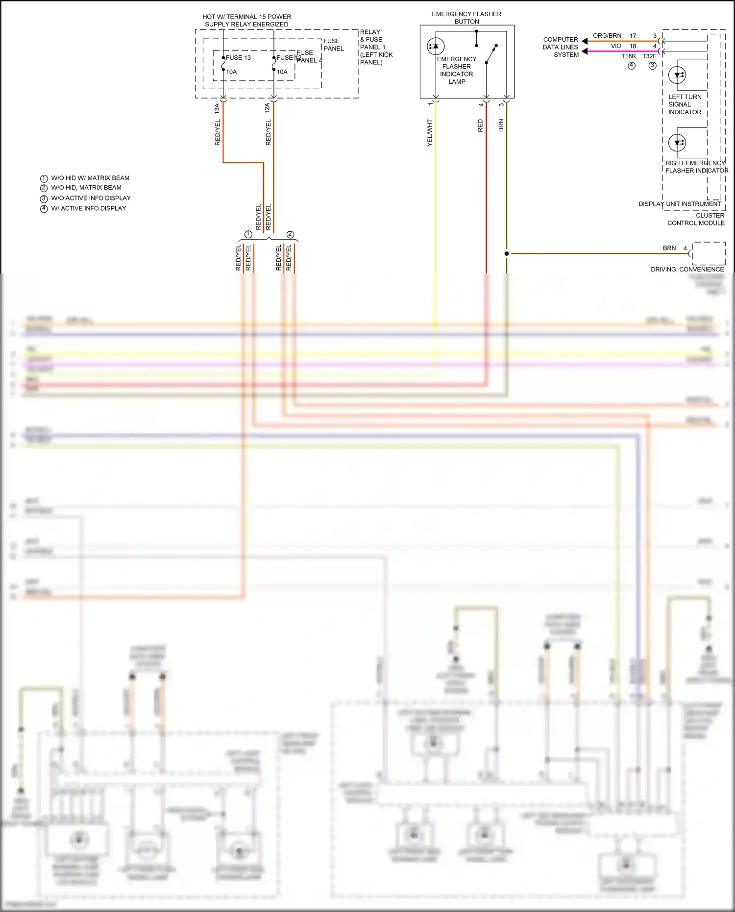 Audi SQ5 II facelift (2020-2024) computer data lines system wiring diagram  (33 of 115)