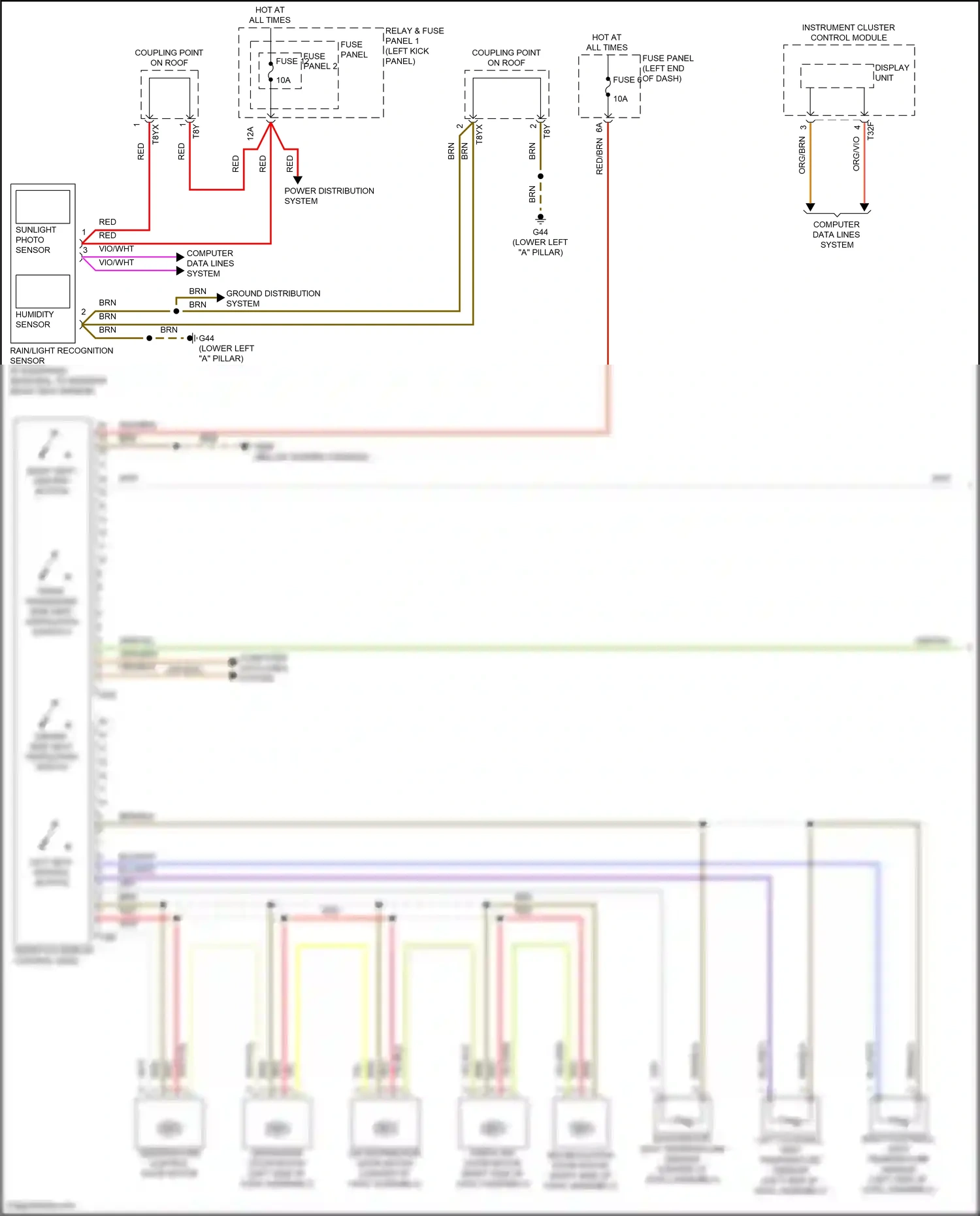 Audi SQ5 II facelift (2020-2024) computer data lines system wiring diagram  (71 of 115)