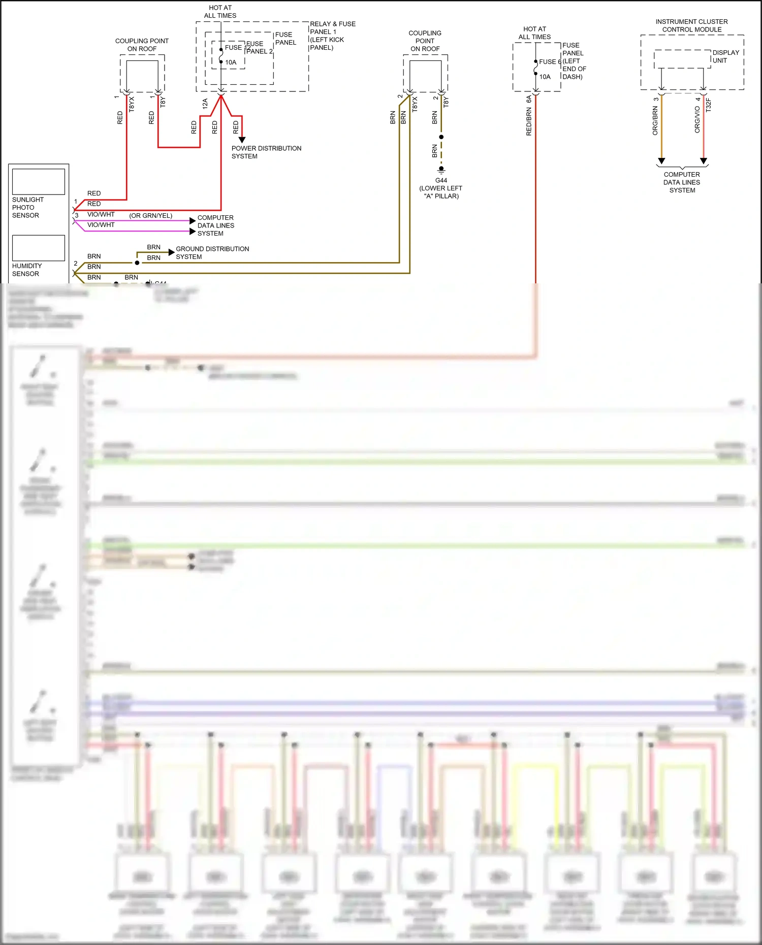 Audi SQ5 II facelift (2020-2024) computer data lines system wiring diagram  (74 of 115)