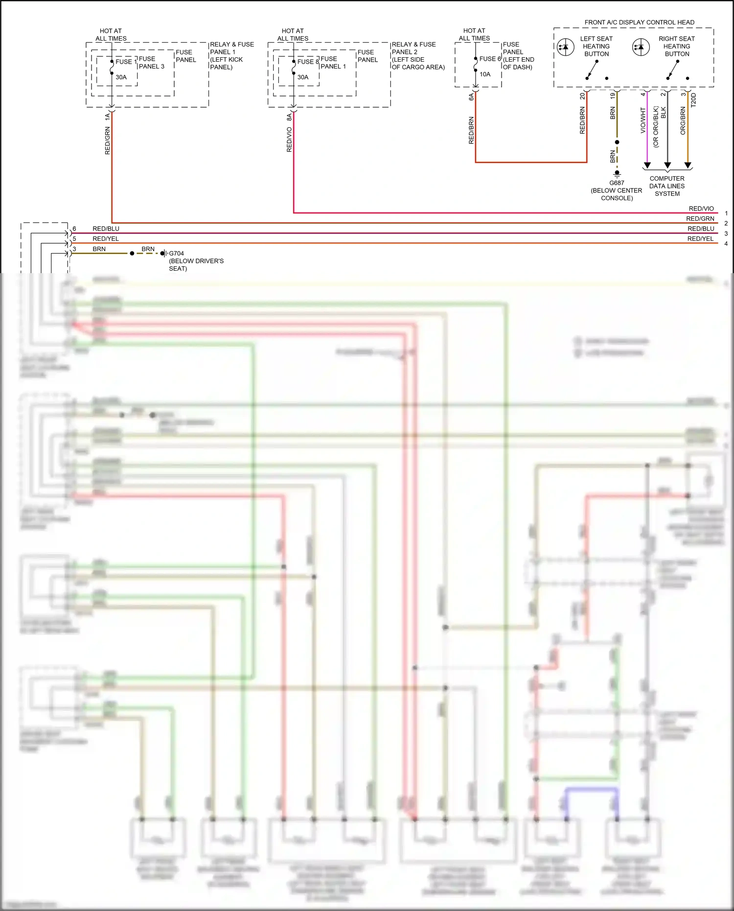 Audi SQ5 II facelift (2020-2024) computer data lines system wiring diagram  (43 of 115)