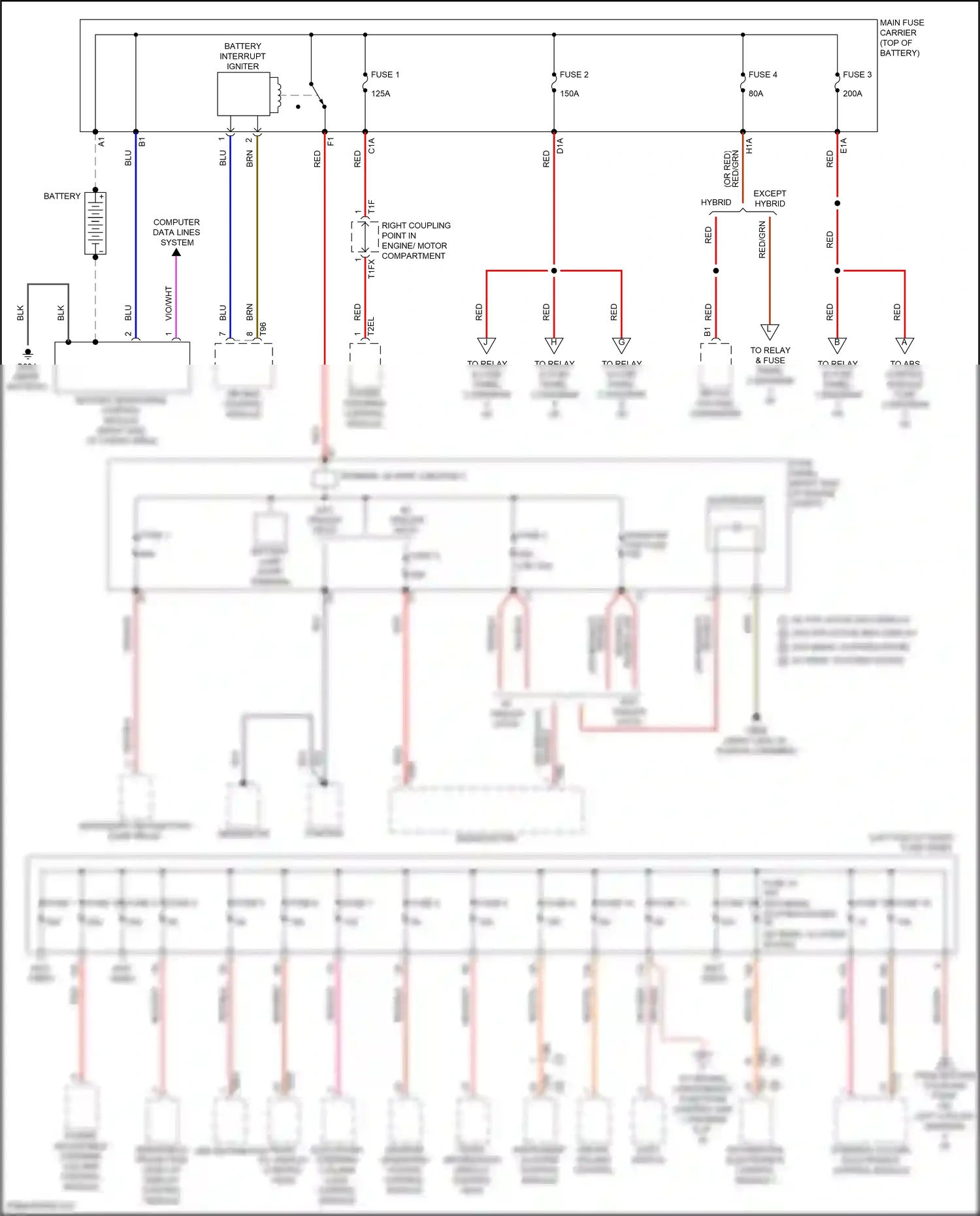Audi SQ5 II facelift (2020-2024) information electronics control module 1 wiring diagram  (6 of 17)