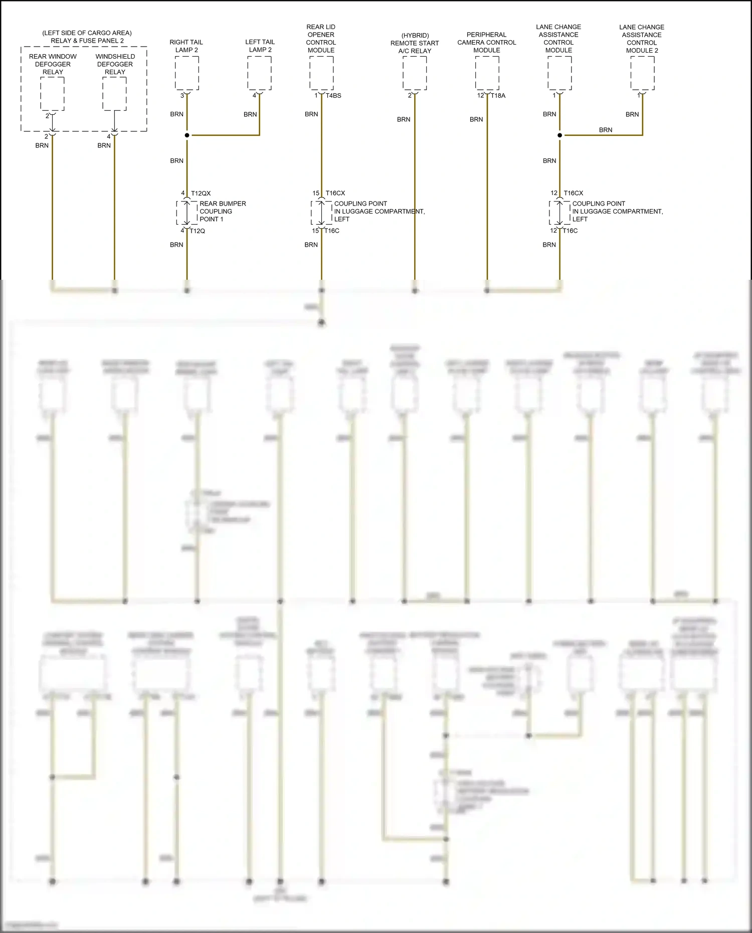 Audi SQ5 II facelift (2020-2024) peripheral camera control module wiring diagram  (2 of 4)
