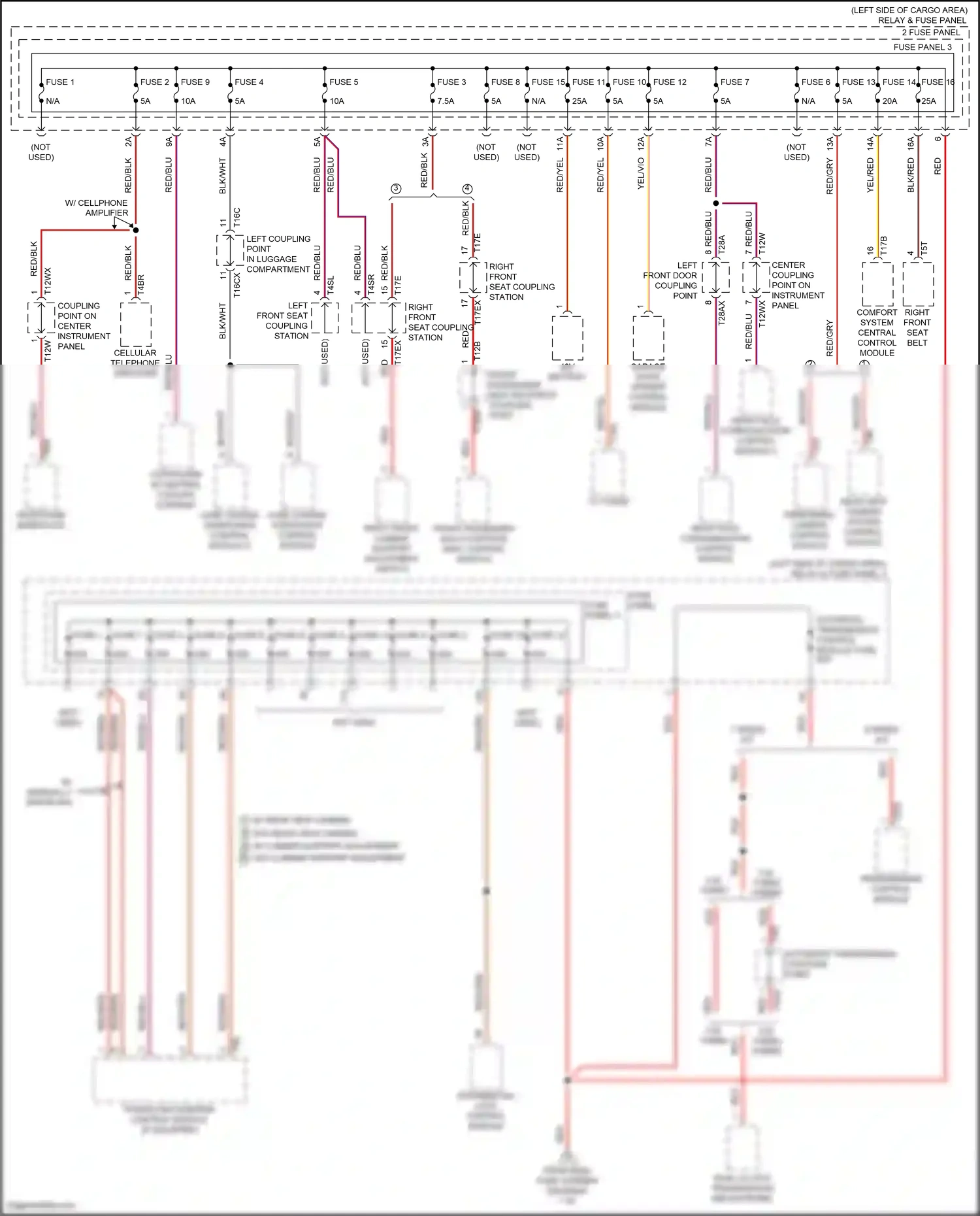 Audi SQ5 II facelift (2020-2024) peripheral camera control module wiring diagram  (4 of 4)