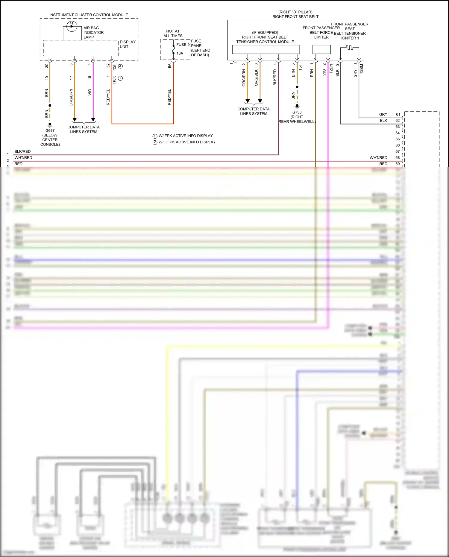 Audi SQ5 II facelift (2020-2024) steering column electronics control module wiring diagram  (10 of 11)