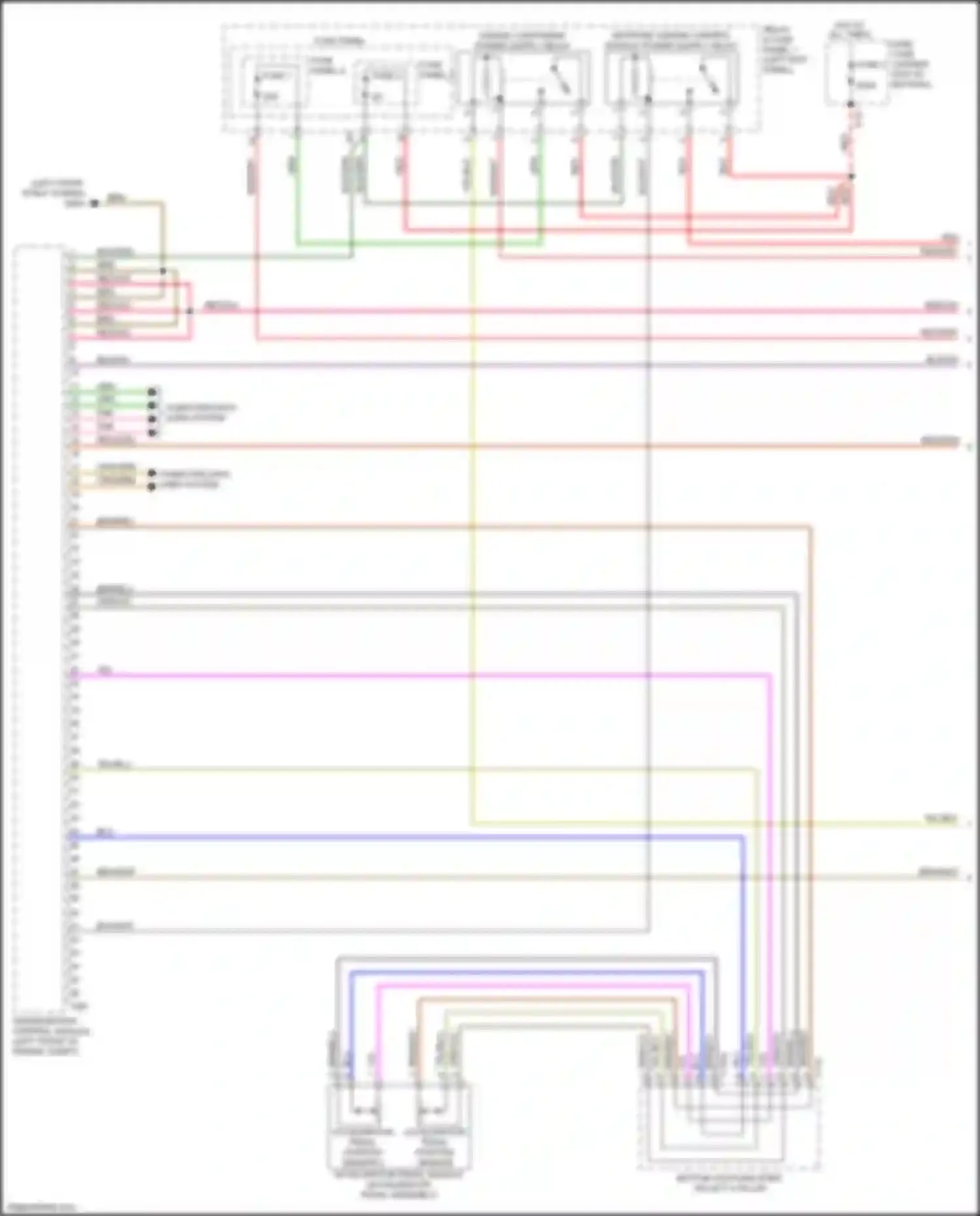 SQ5 Audi II (2017-2020): Wiring diagram engine performance 3.0l turbo, engine controls circuit (1 of 10)