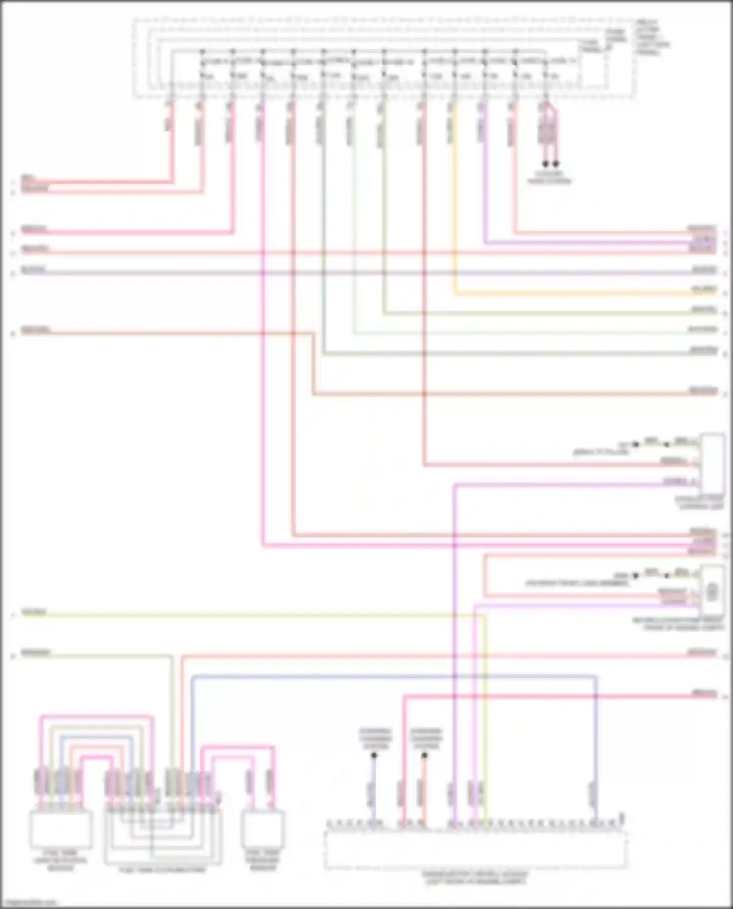 SQ5 Audi II (2017-2020): Wiring diagram engine performance 3.0l turbo, engine controls circuit (2 of 10)